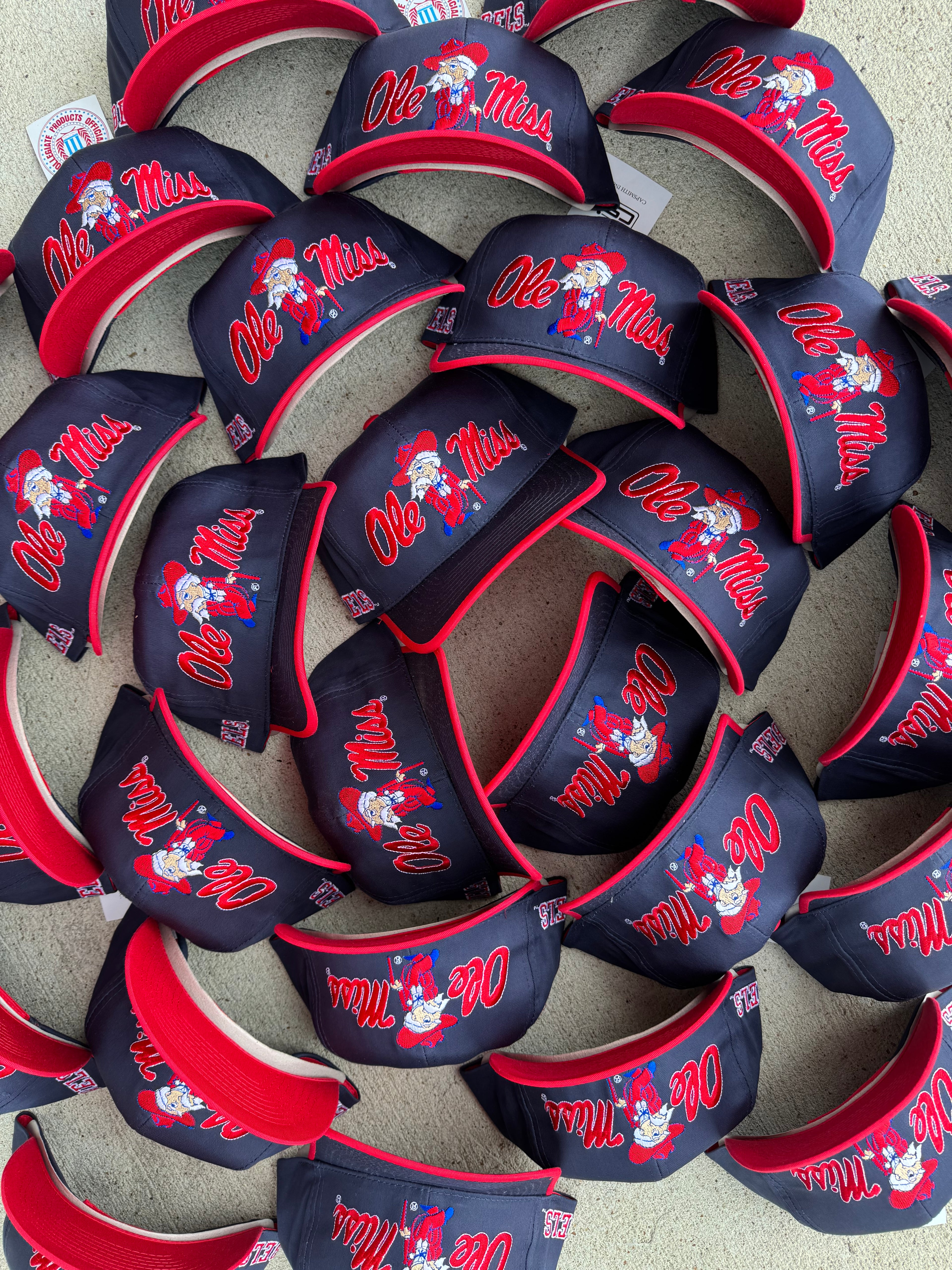 Ole Miss vintage 90s dead stock hat