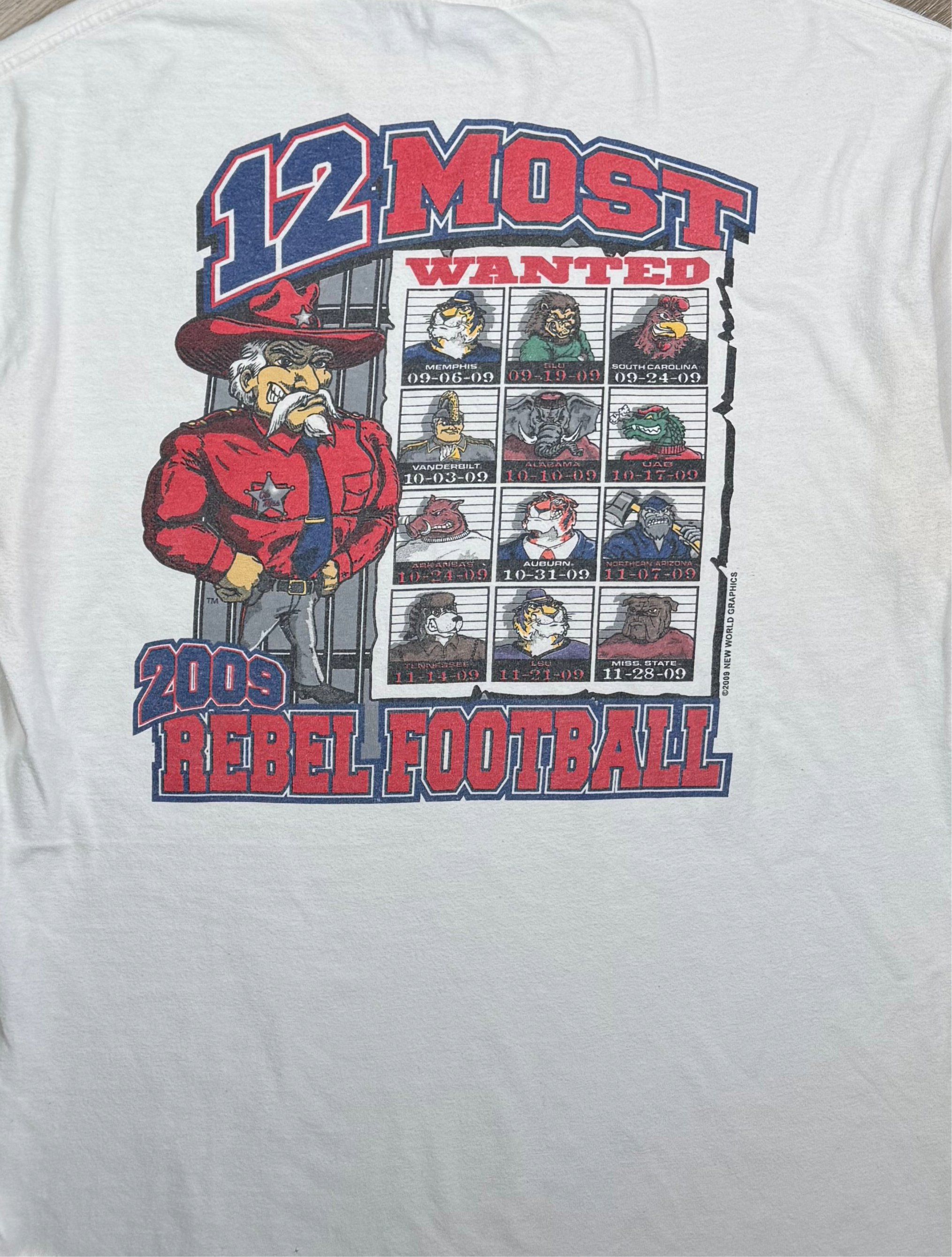 Ole Miss wanted Tee- L