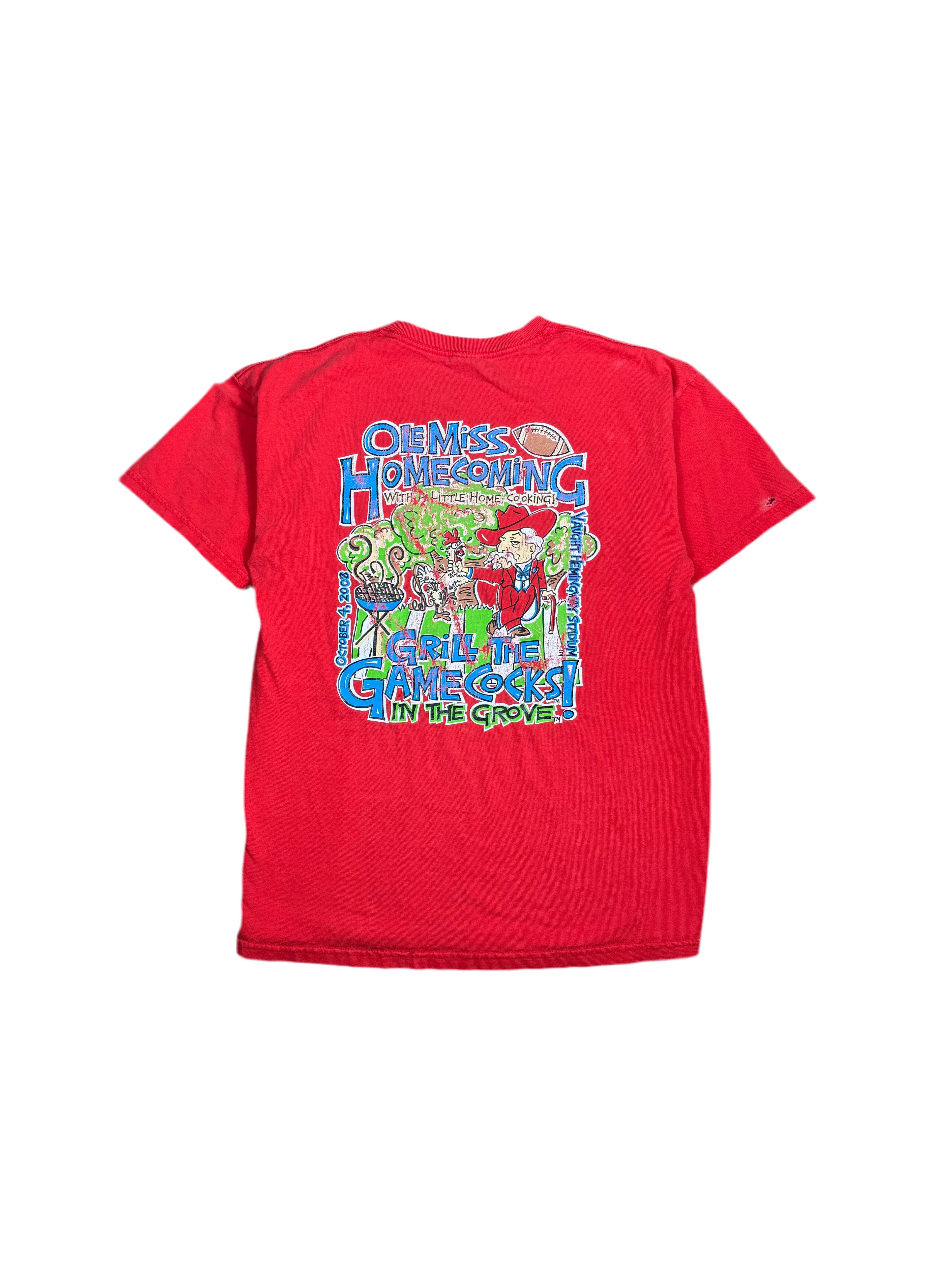Ole Miss 2008 homecoming tee- L
