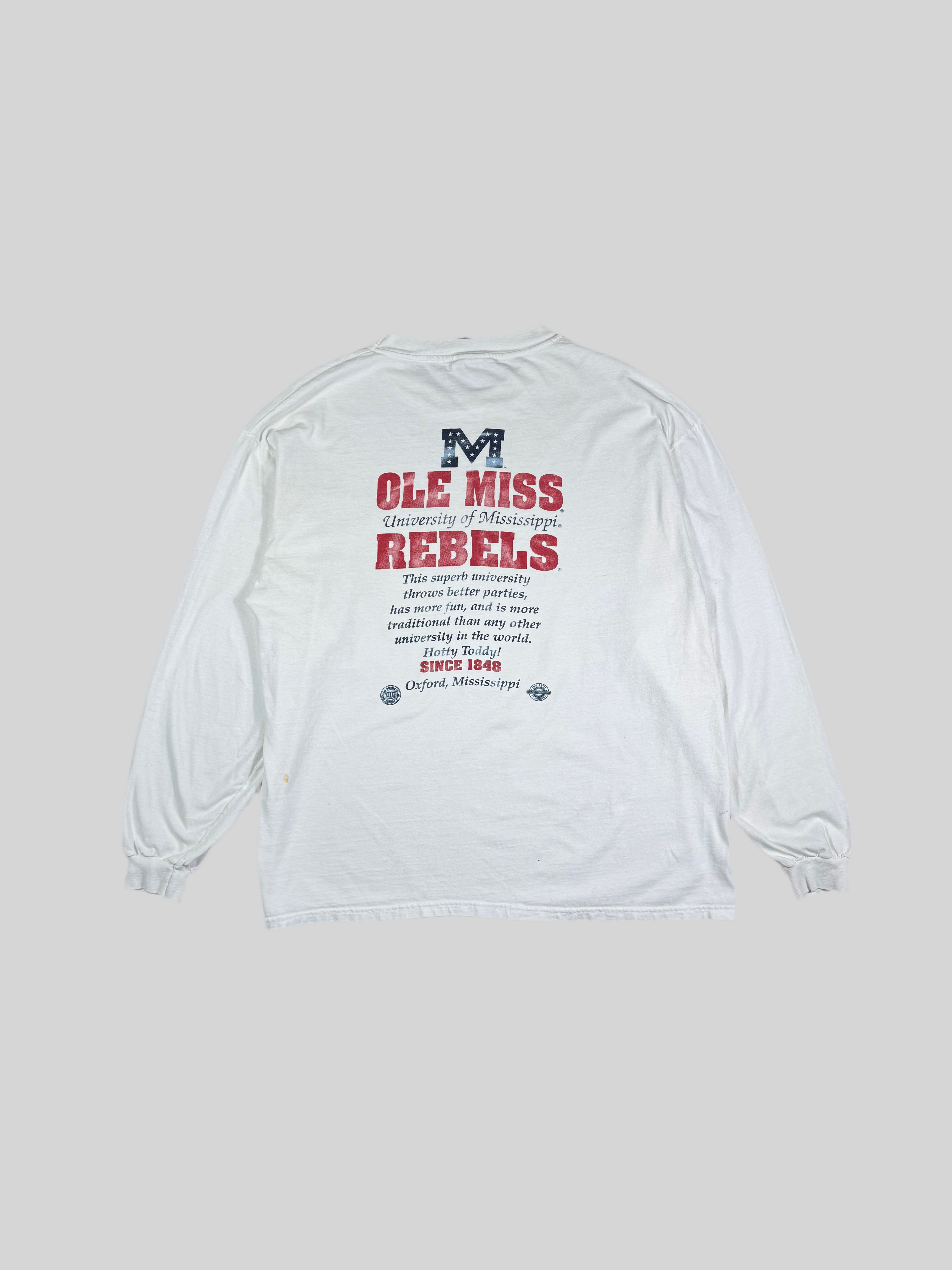 Ole Miss rebel pride tee- Xl