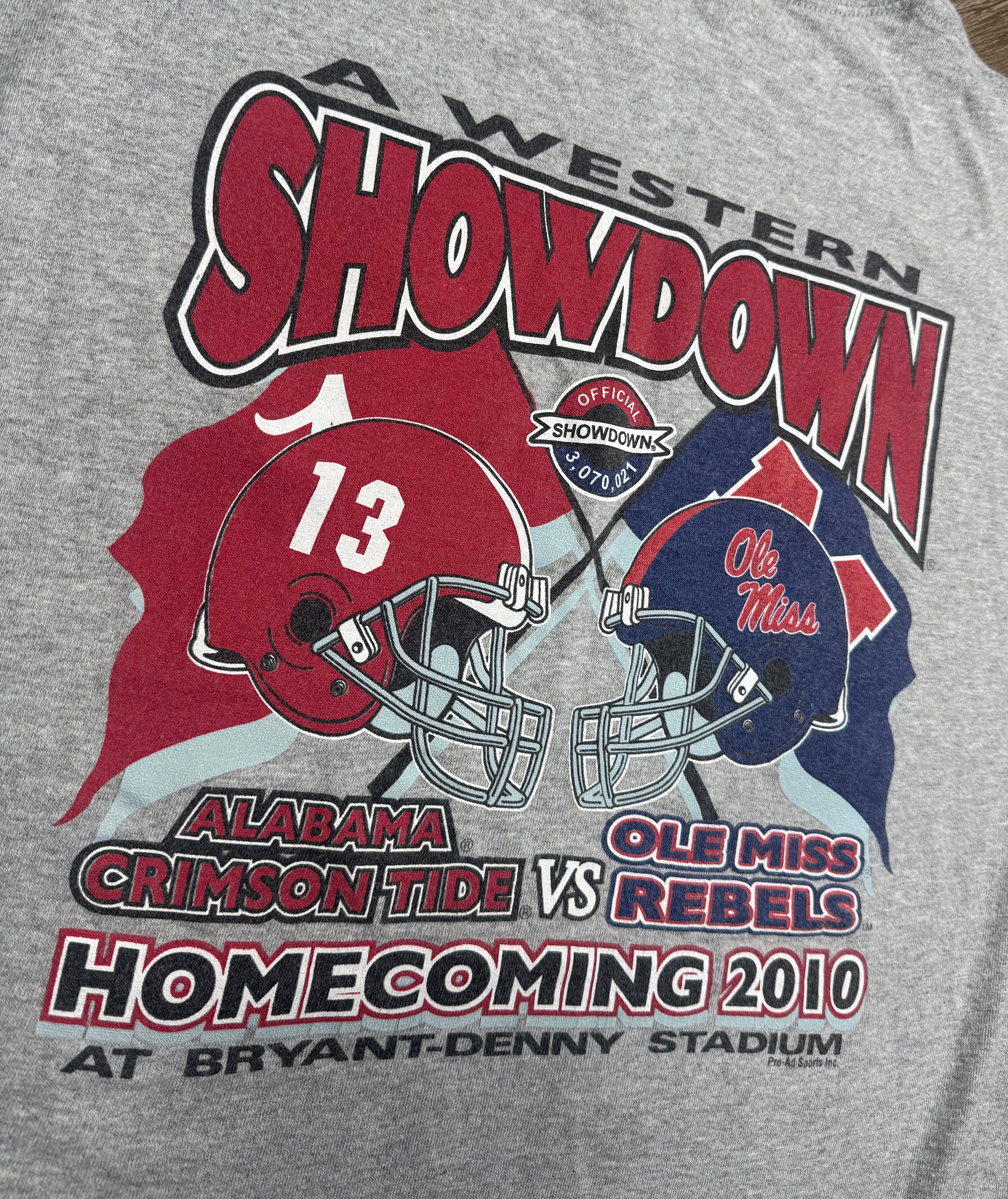 Ole Miss vs Alabama tee- m/l
