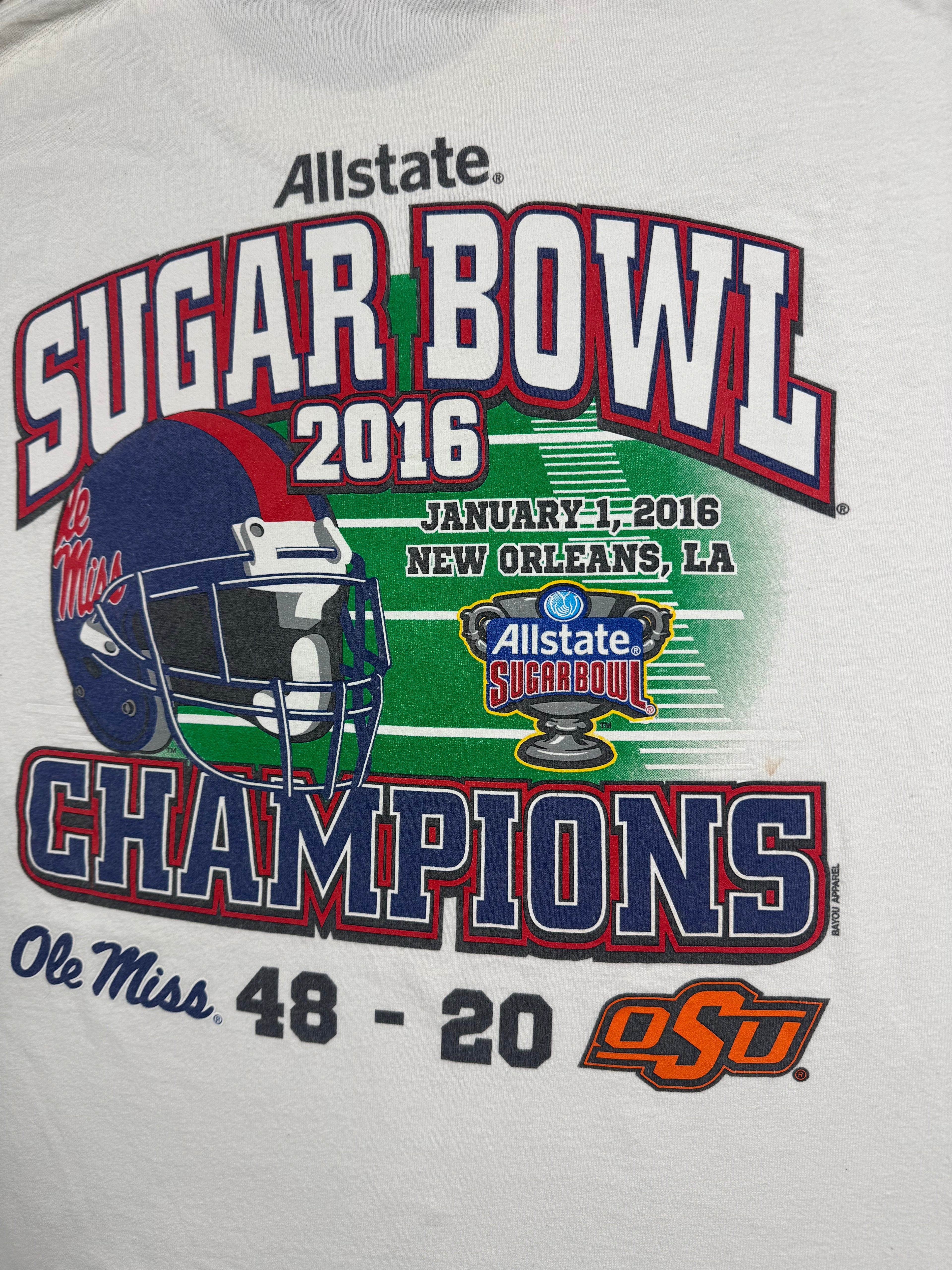 Ole Miss sugar bowl tee- S