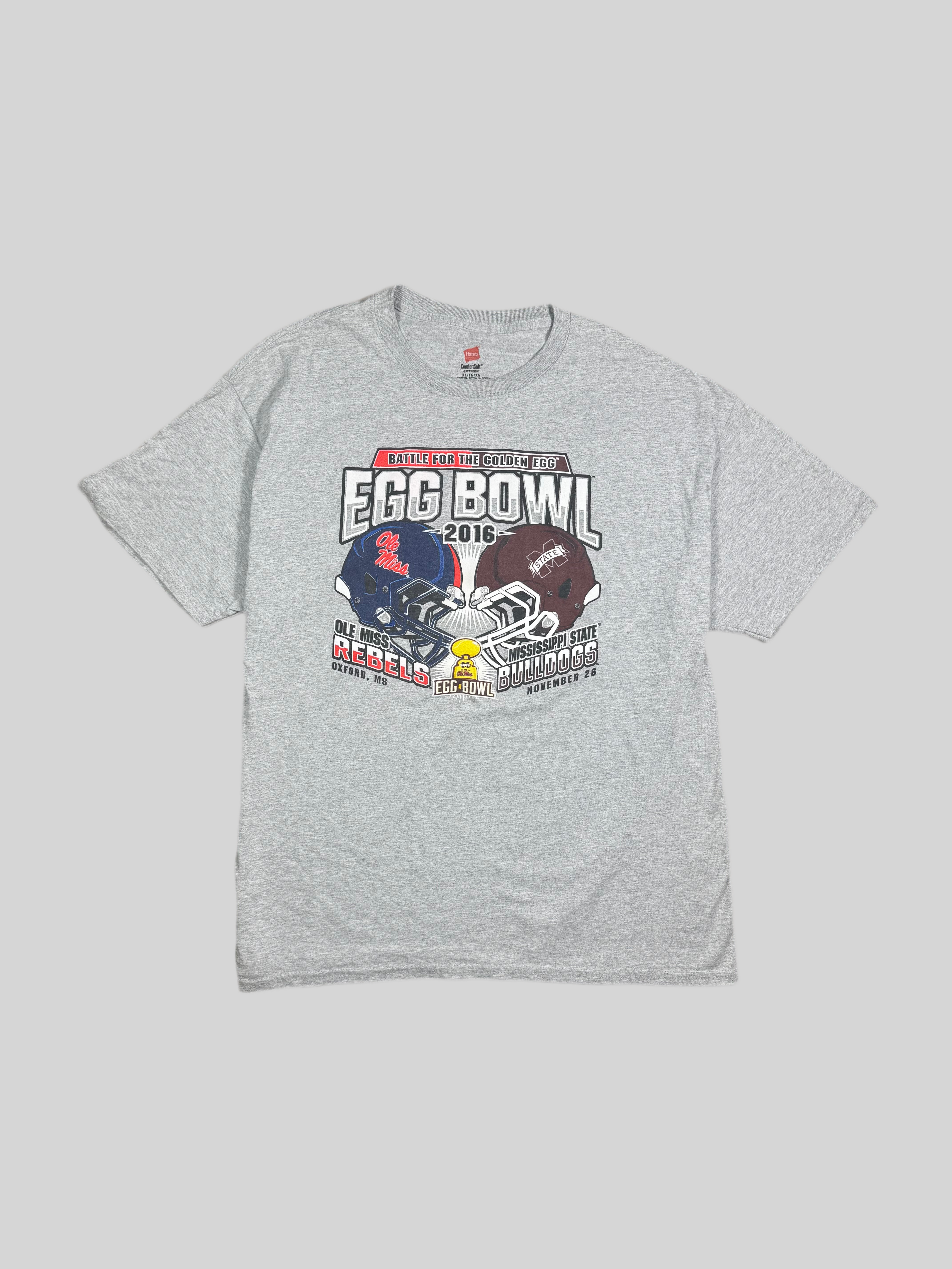 Ole Miss 2016 egg bowl tee- L