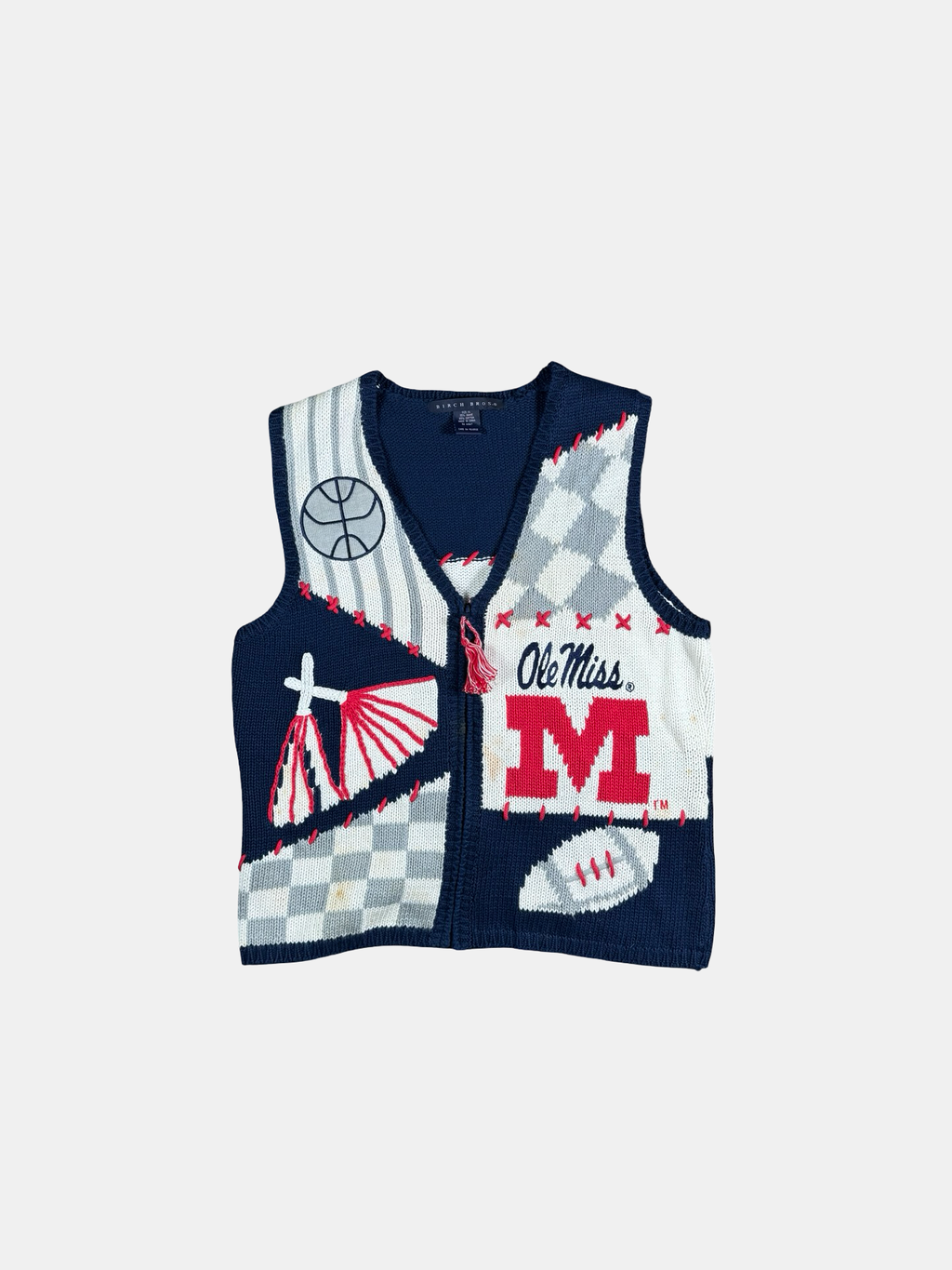 Vintage ole miss sweater- L/xl