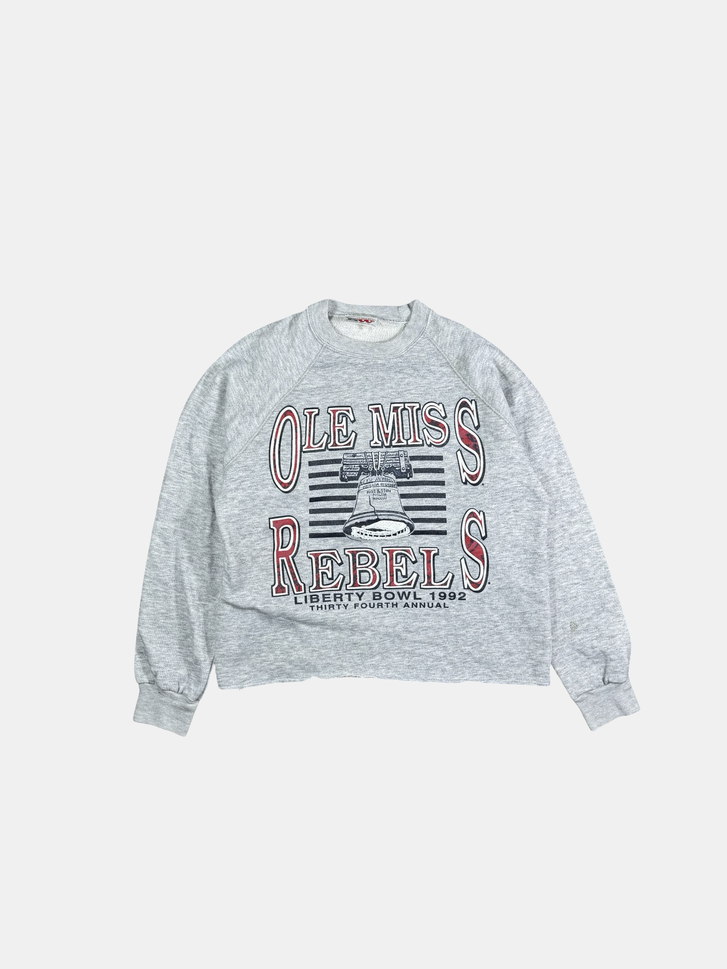 Vintage ole miss liberty bowl cropped sweatshirt- M