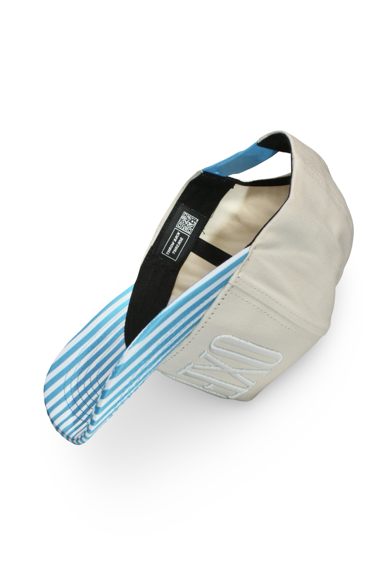 Oxford Striped Blue Hat