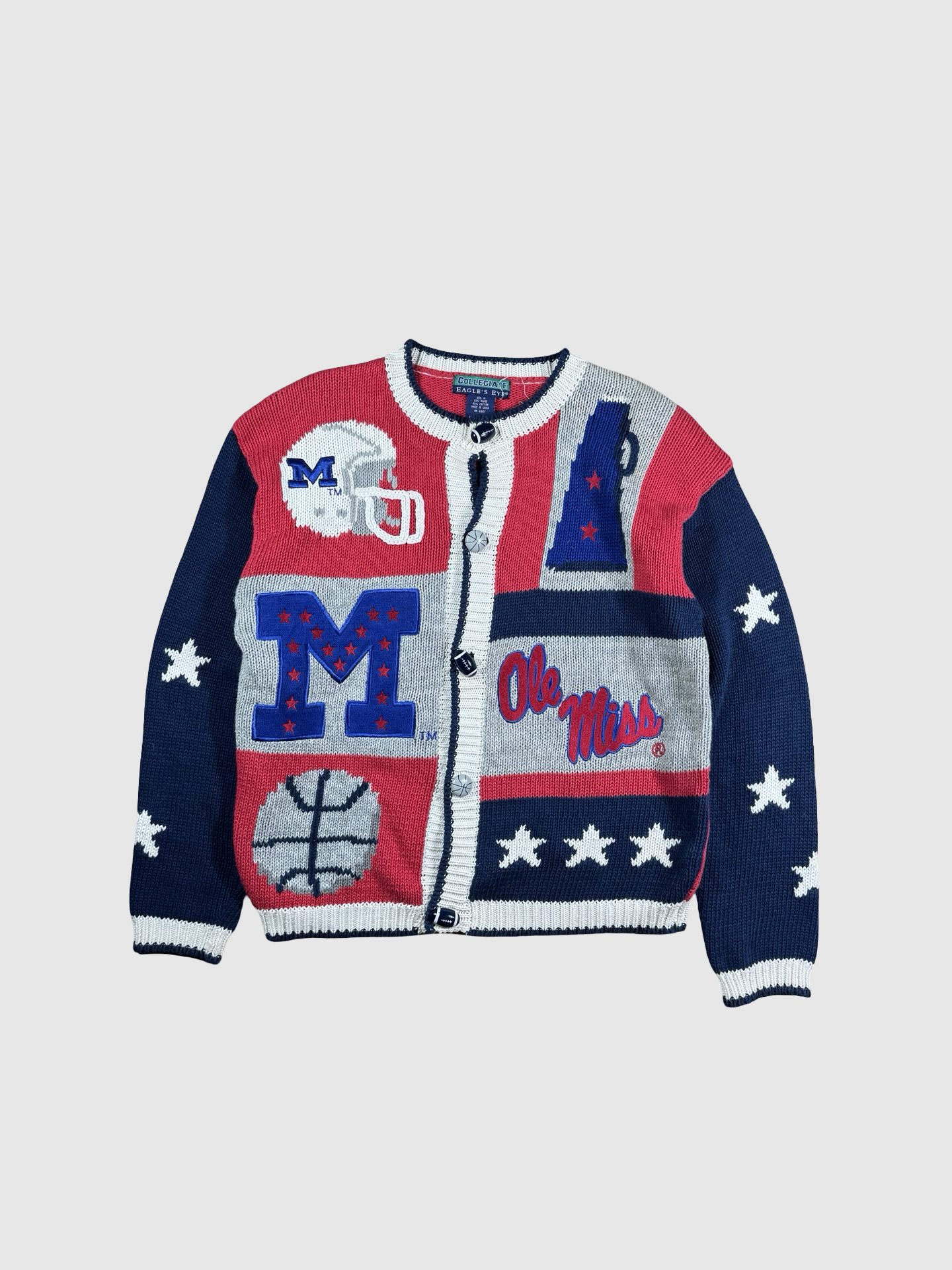 Ole Miss cardigan sweater- M