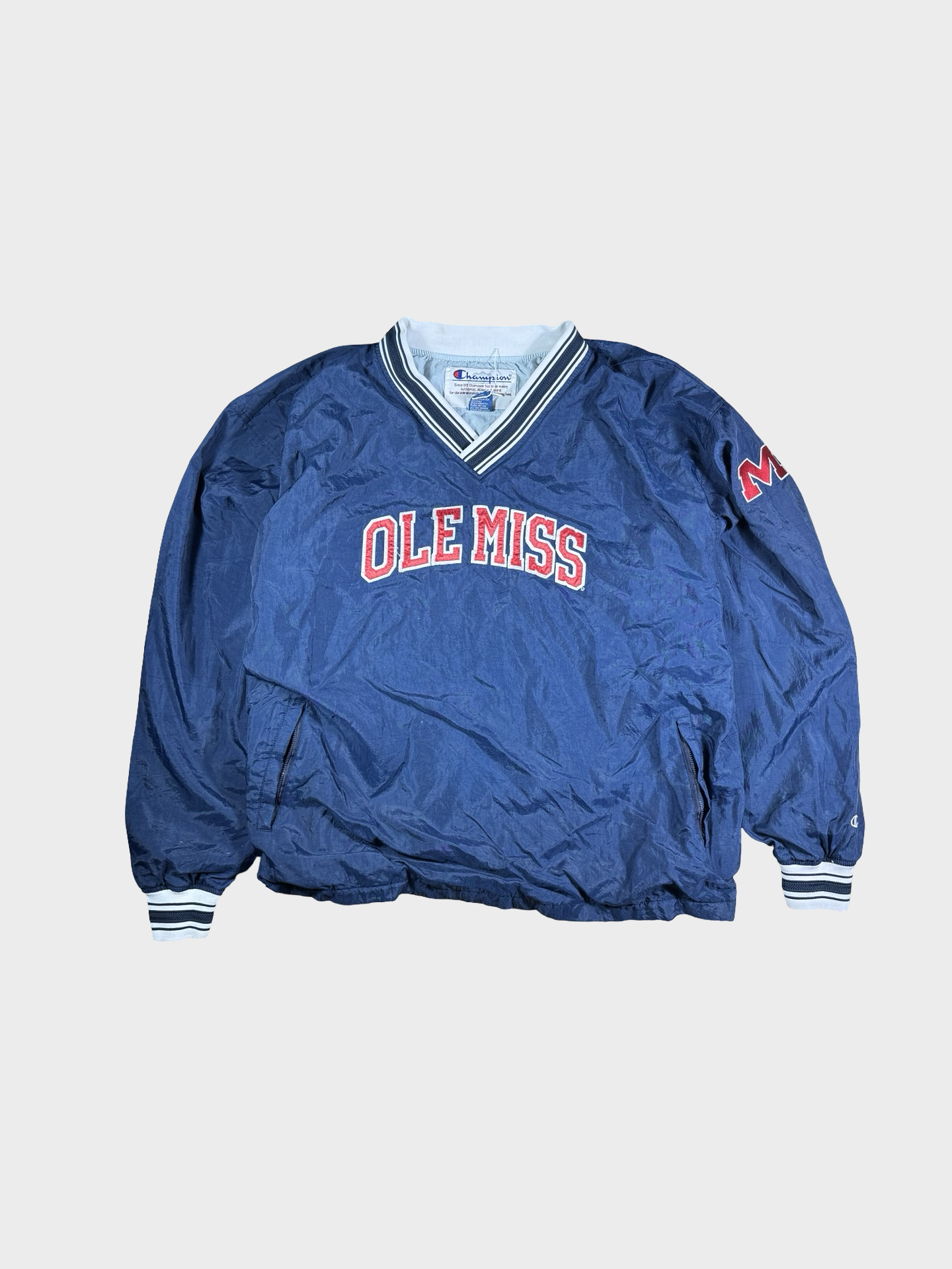 Ole Miss vintage pullover- xxl