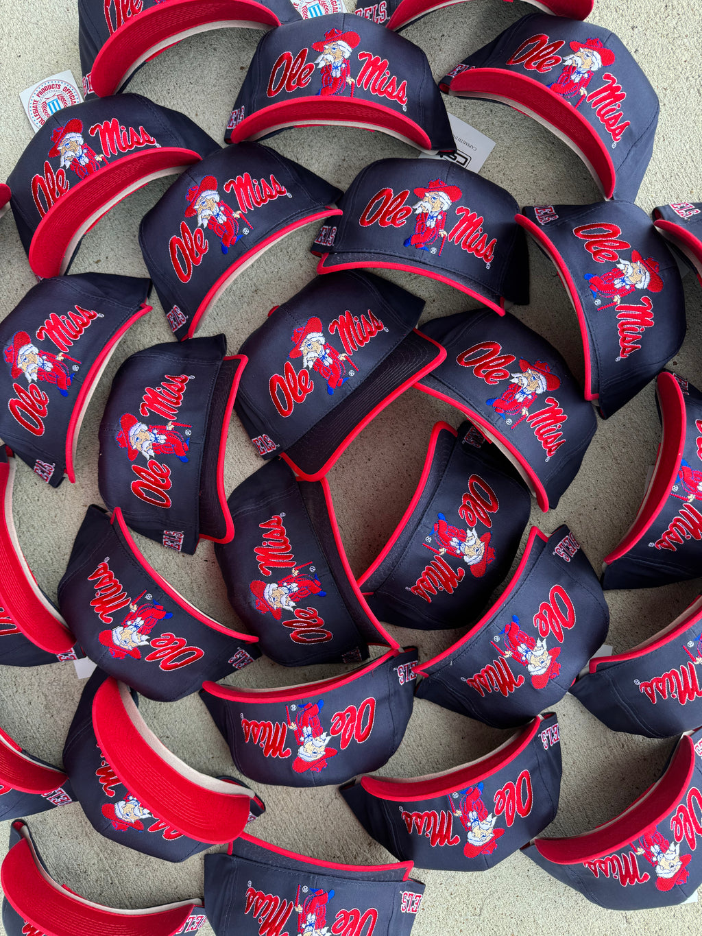 Ole Miss vintage 90s dead stock hat