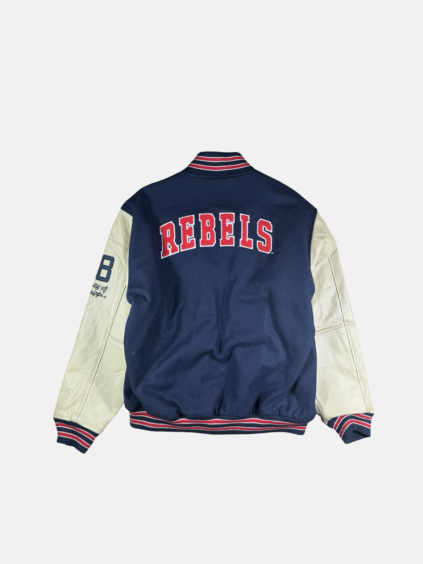 Vintage Ole Miss lettermen Jacket- Xl