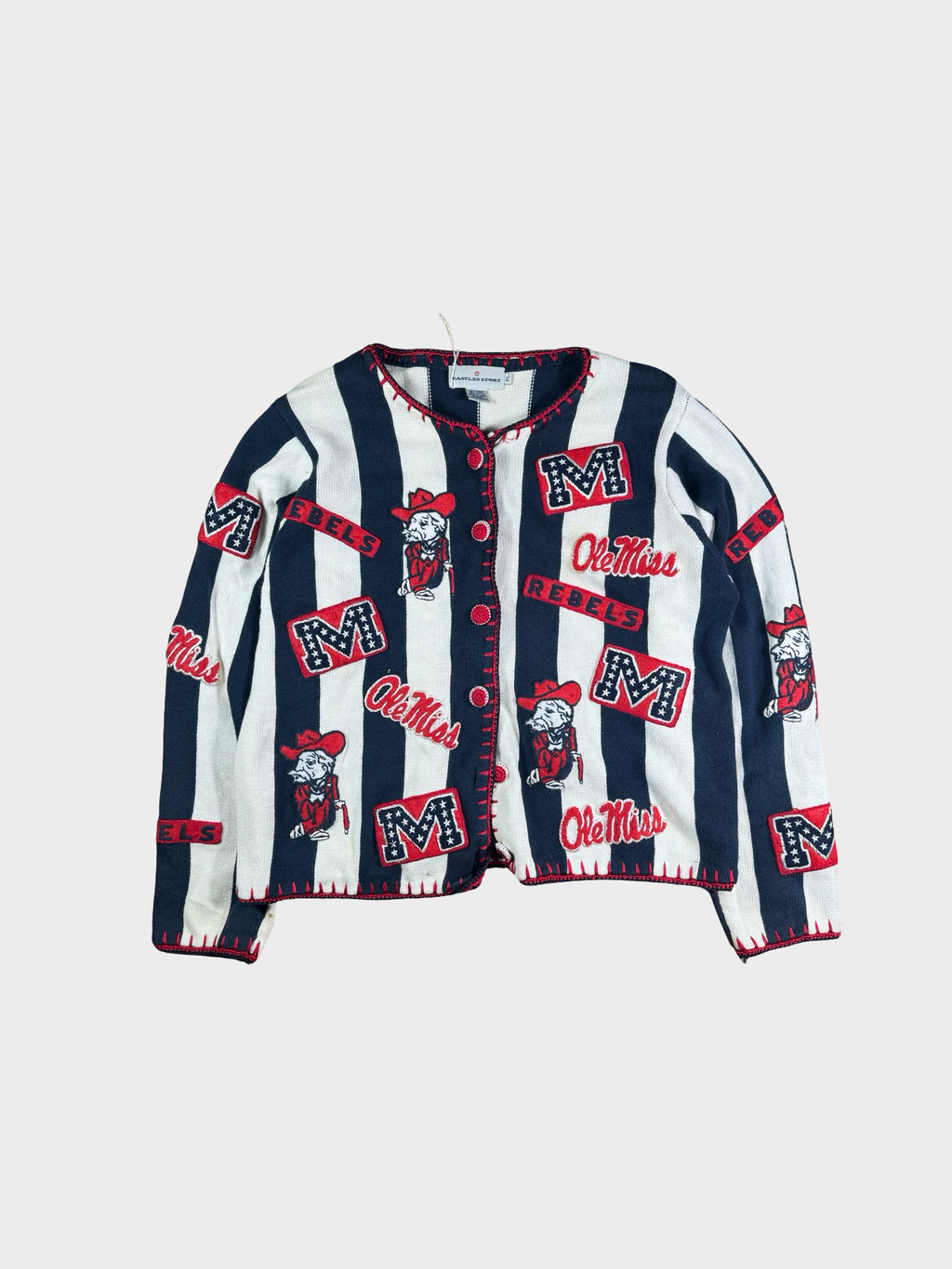 Ole Miss vintage cardigan sweater- m/l