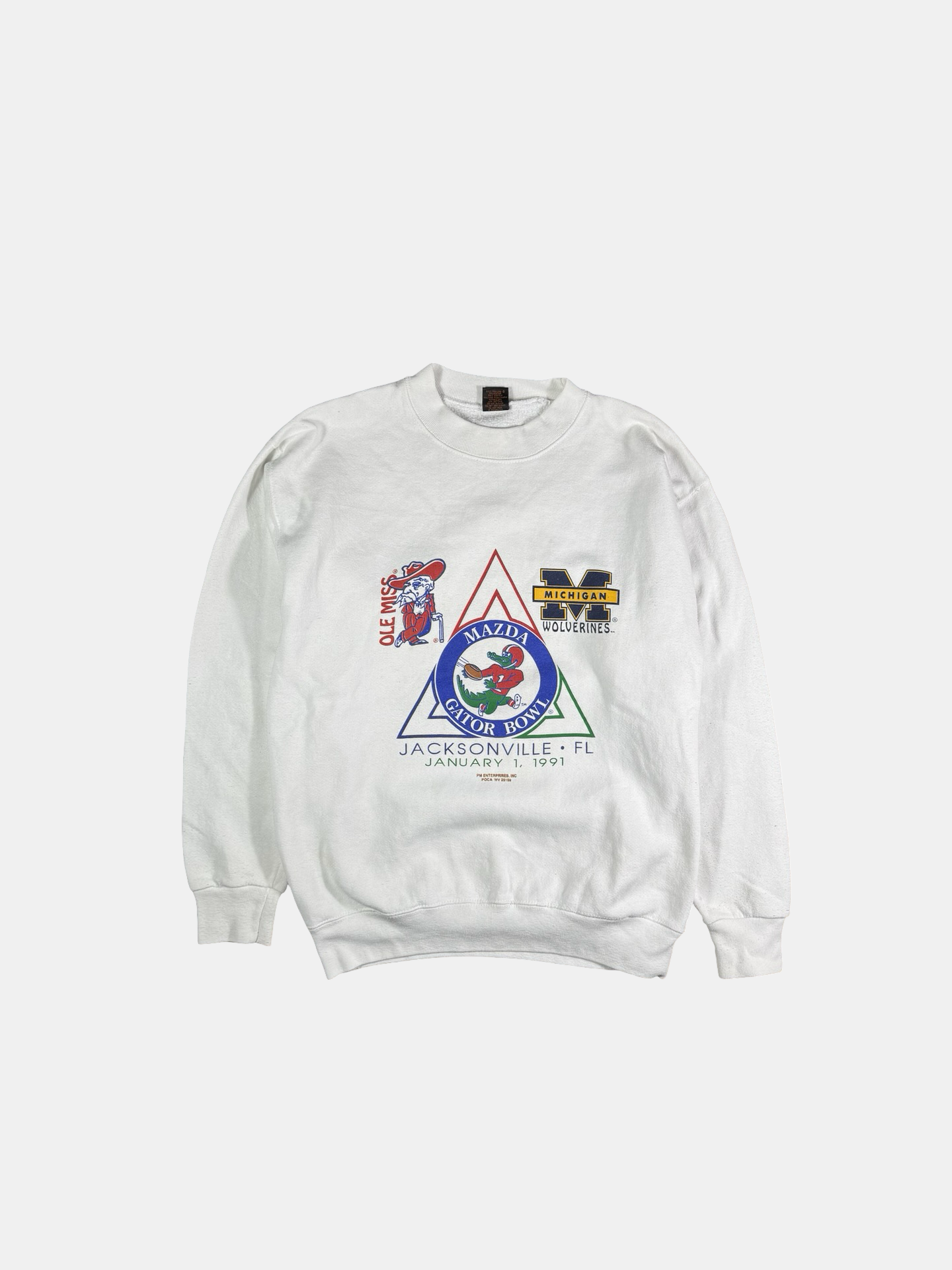 Vintage ole miss Mazda bowl sweatshirt-xl