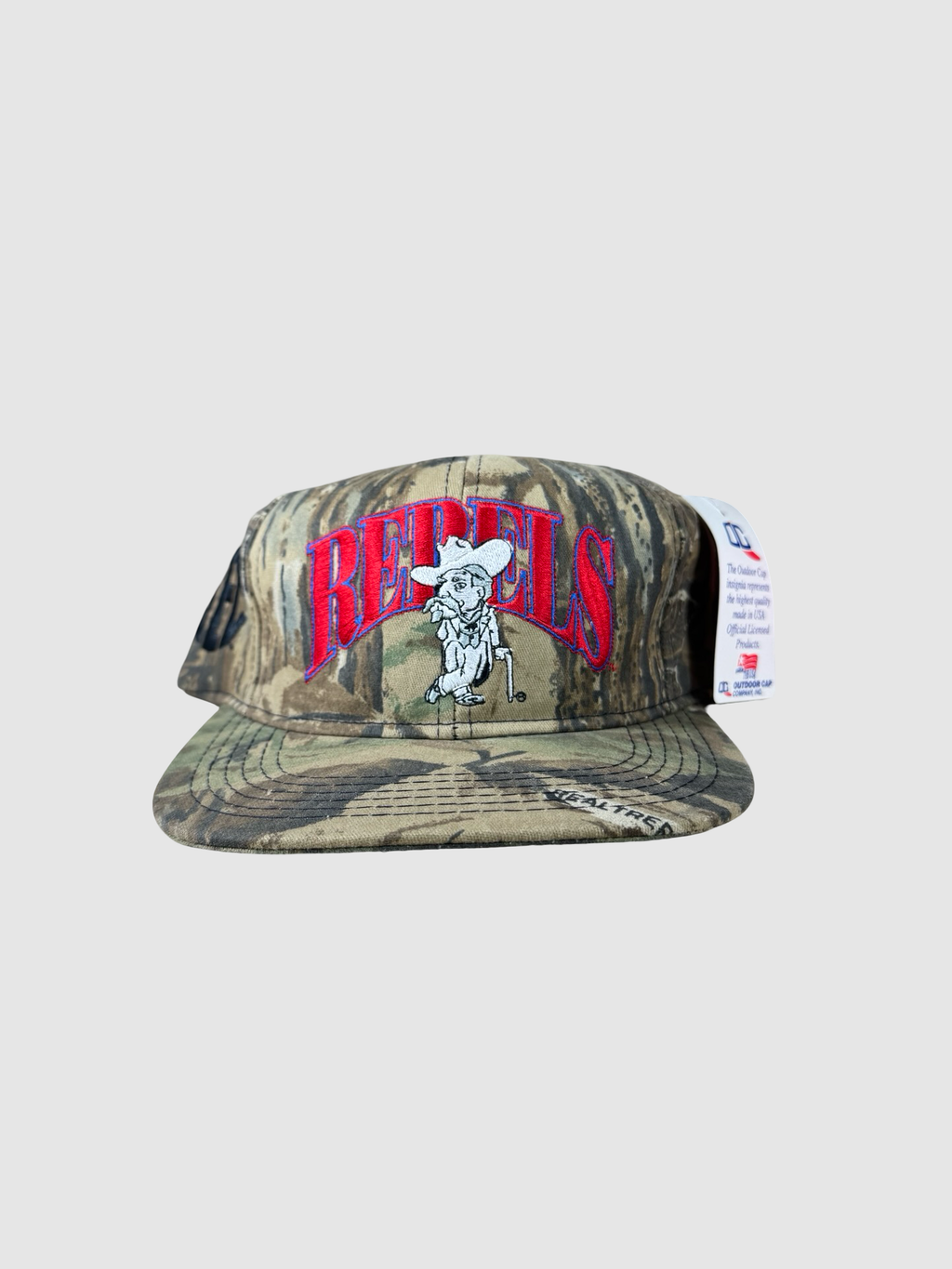 Ole miss vintage camo deadstock hat