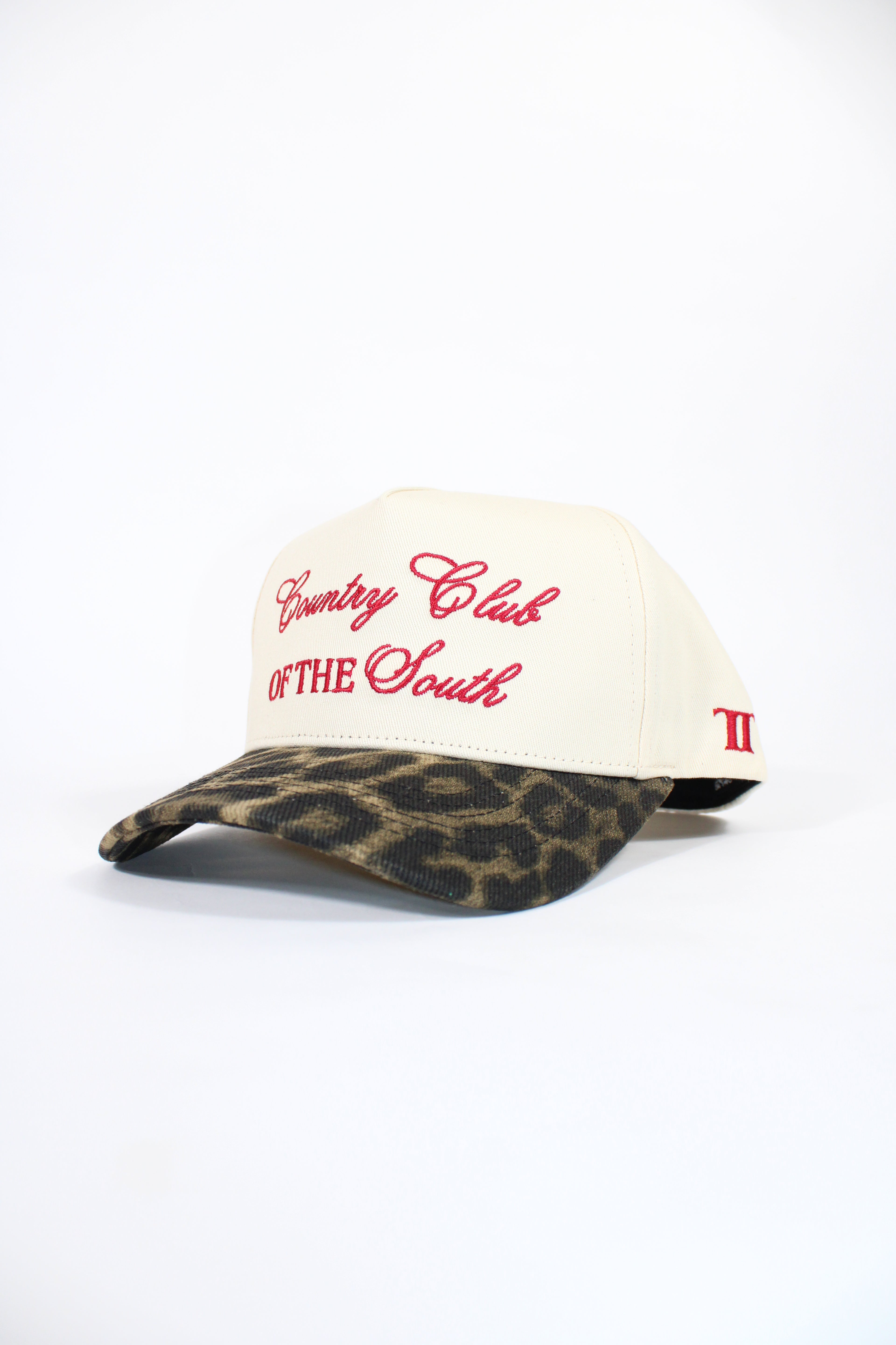 LEOPARD "COUNTRY CLUB OF THE SOUTH" HAT