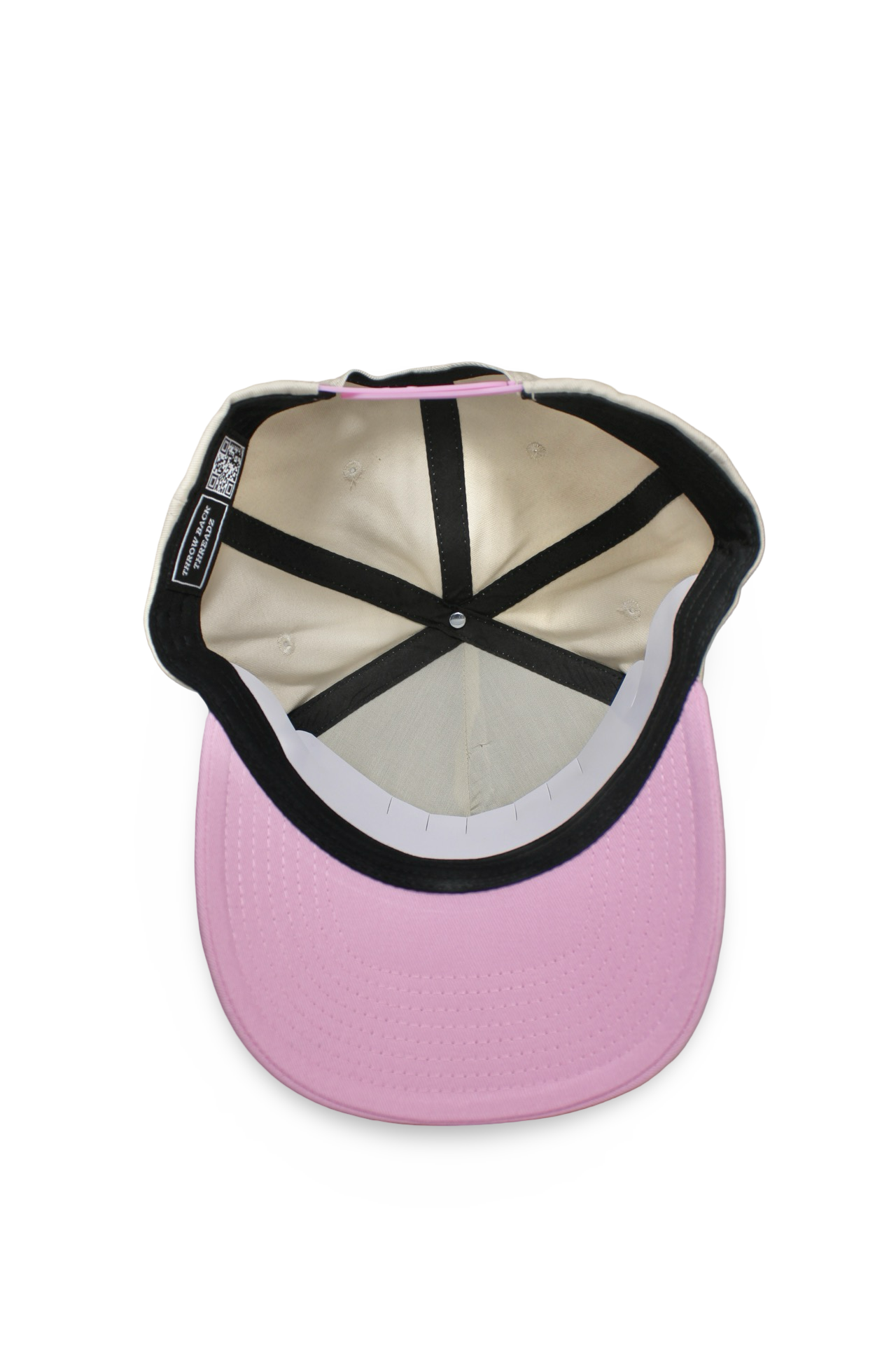 Oxford Cream and White hat