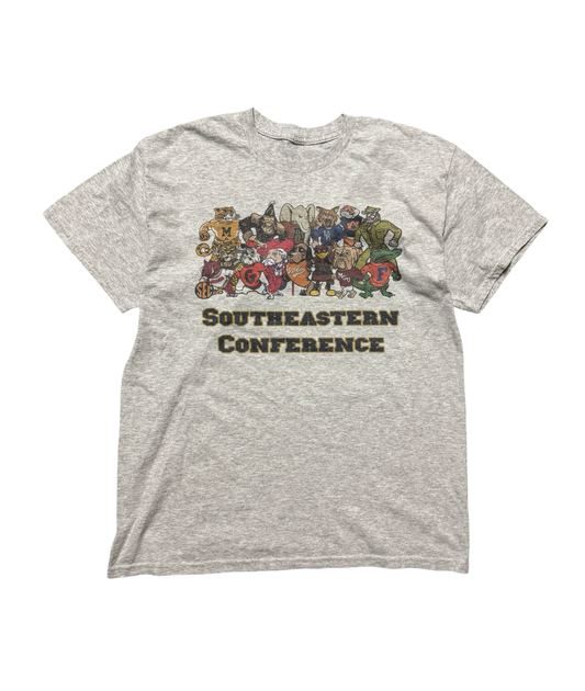 Ole Miss southeastern conference vintage tee- L