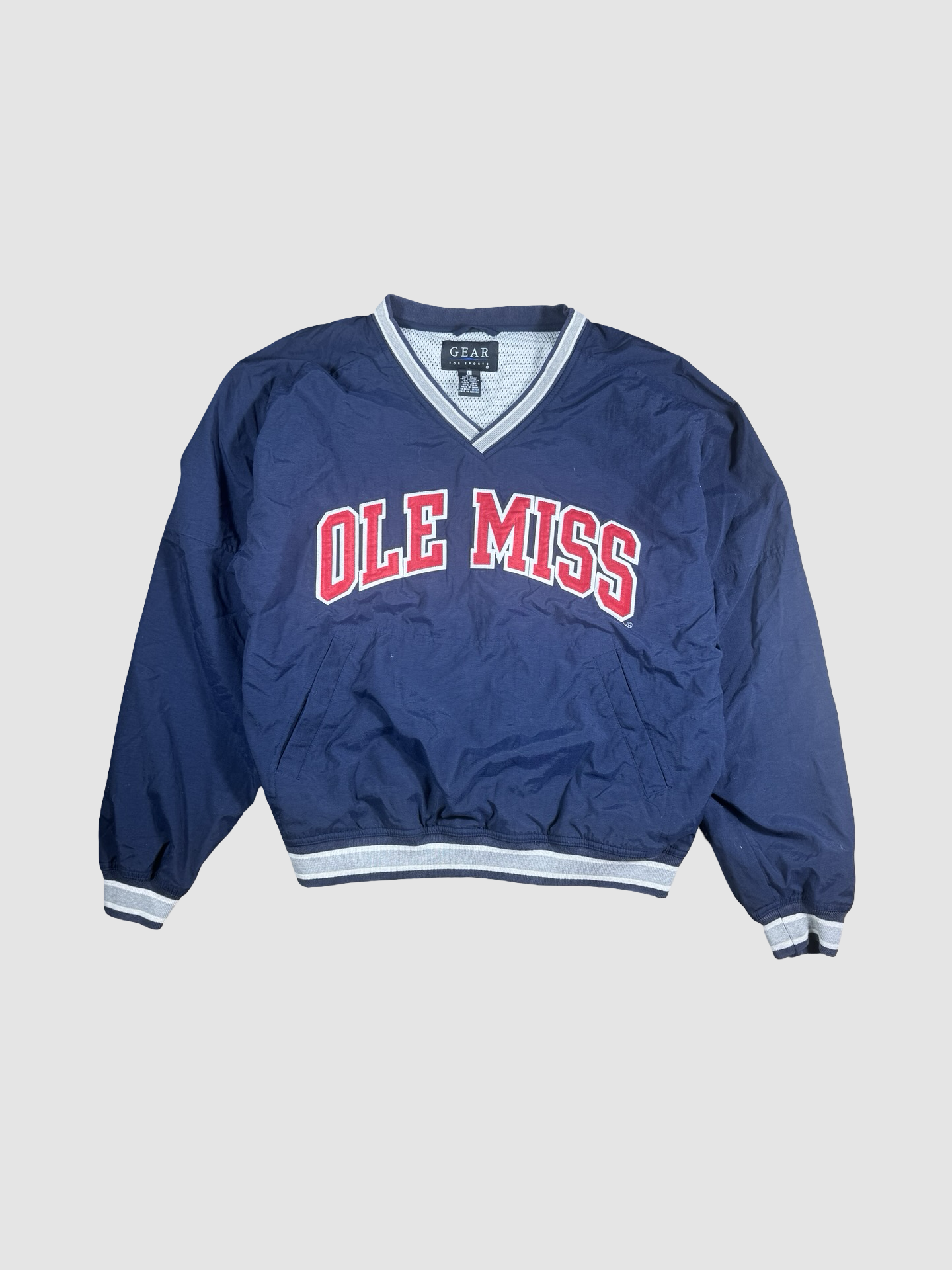 Vintage ole miss windbreaker- xxl