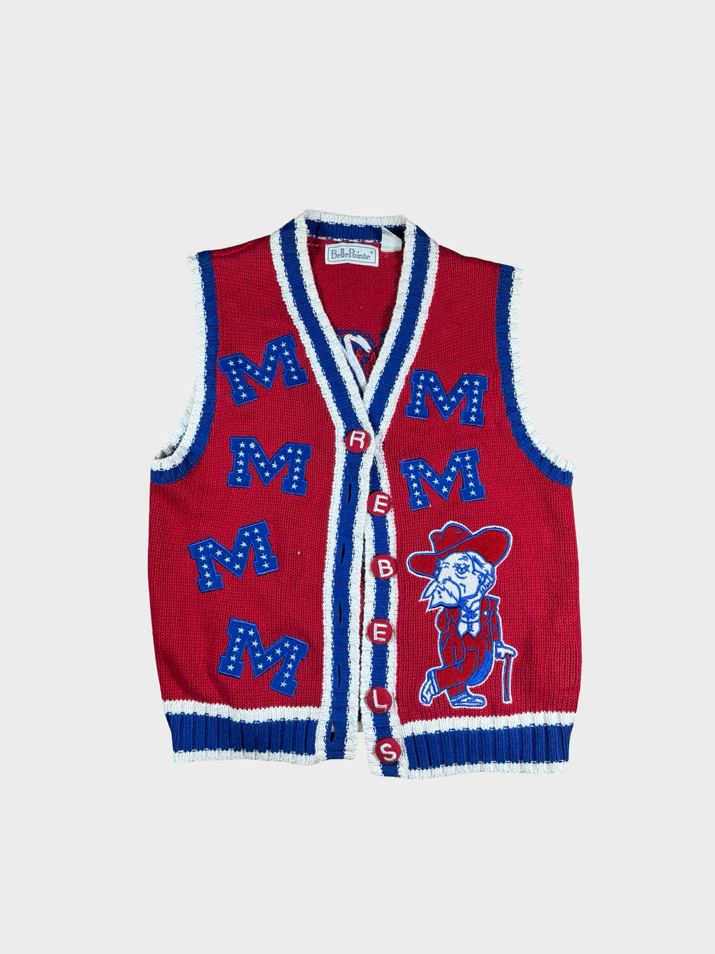 Vintage ole miss cardigan sweater- L