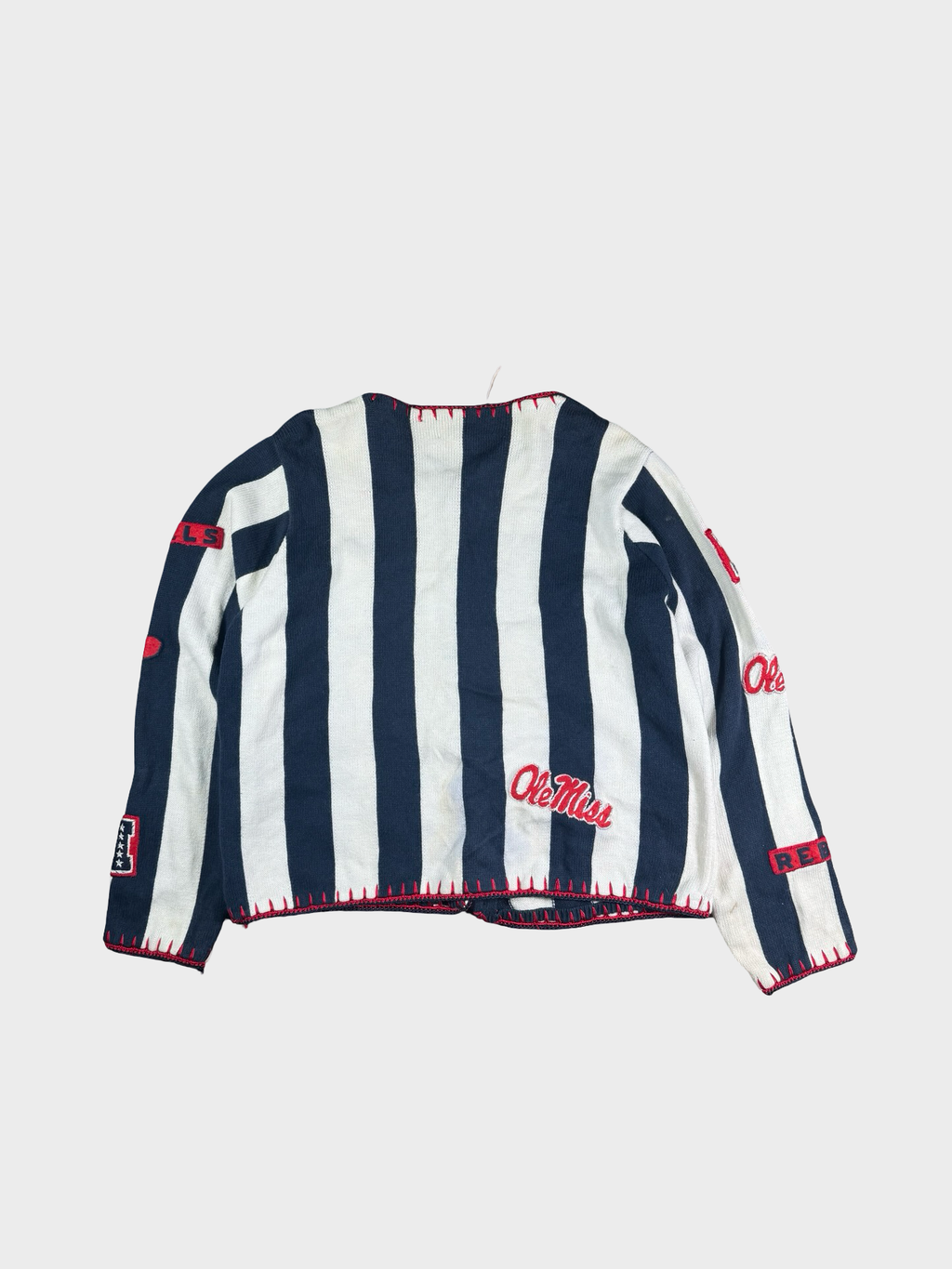 Ole Miss vintage cardigan sweater- m/l