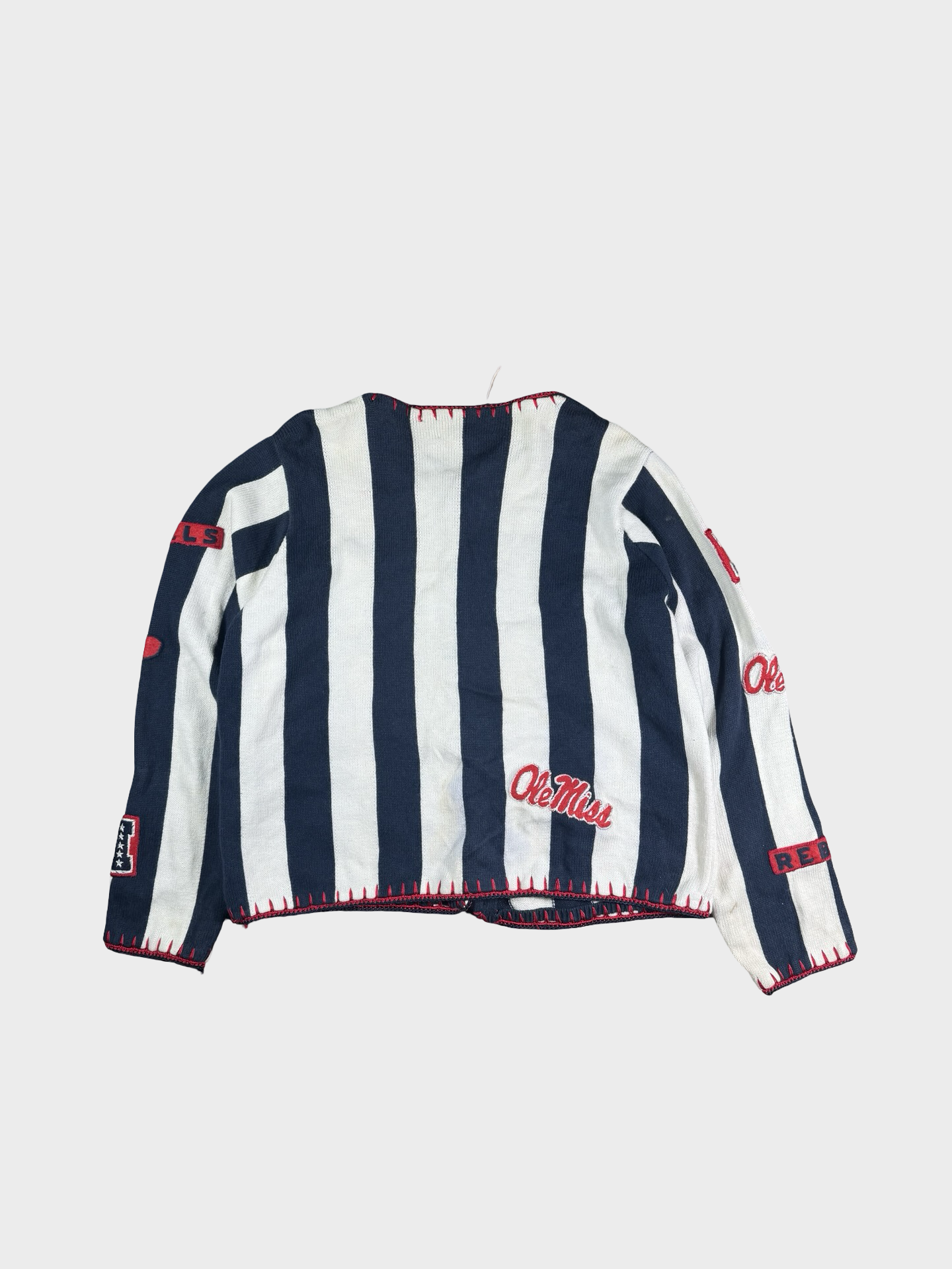 Ole Miss vintage cardigan sweater- m/l
