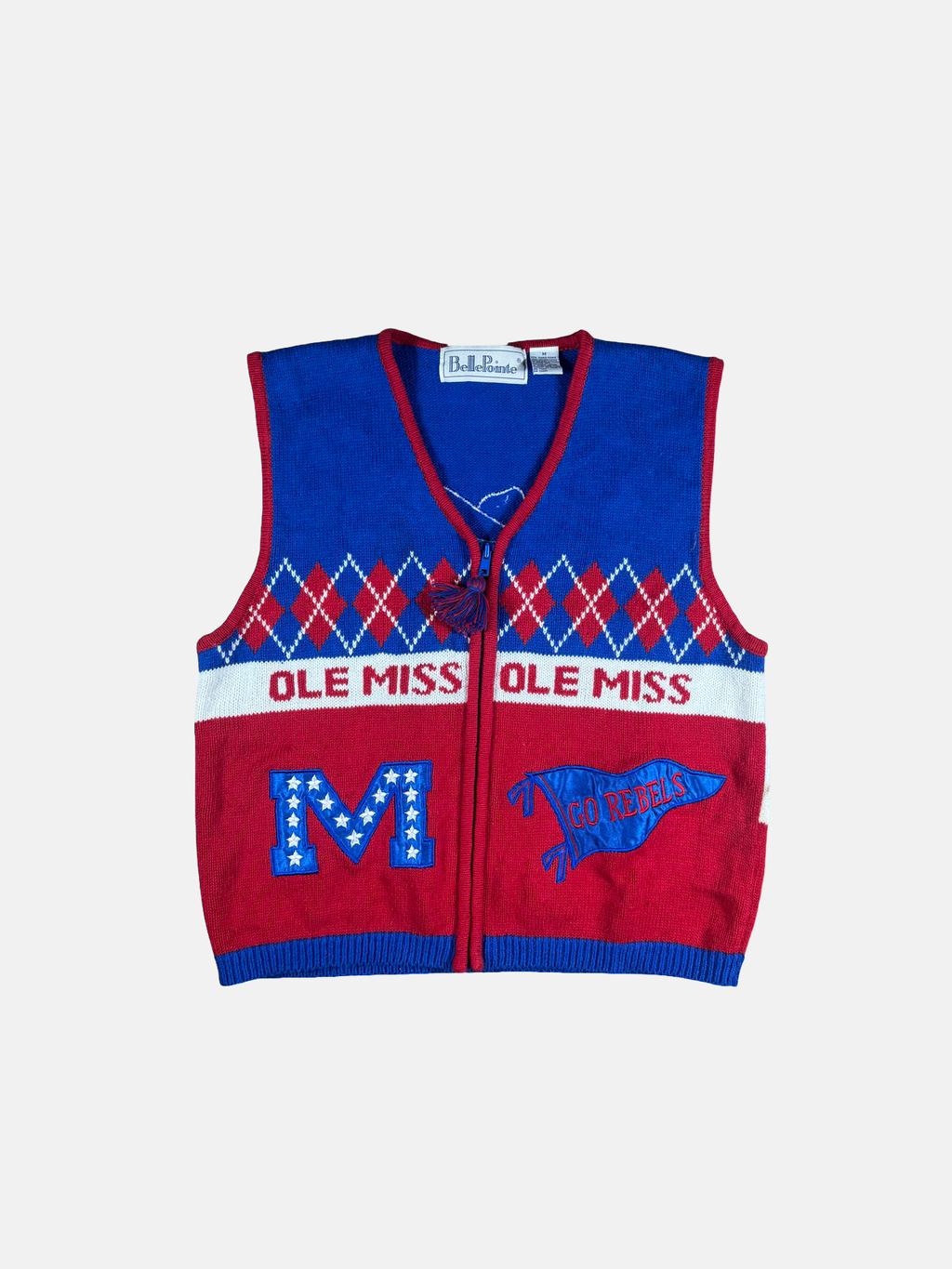 Ole Miss vintage cardigan vest- m
