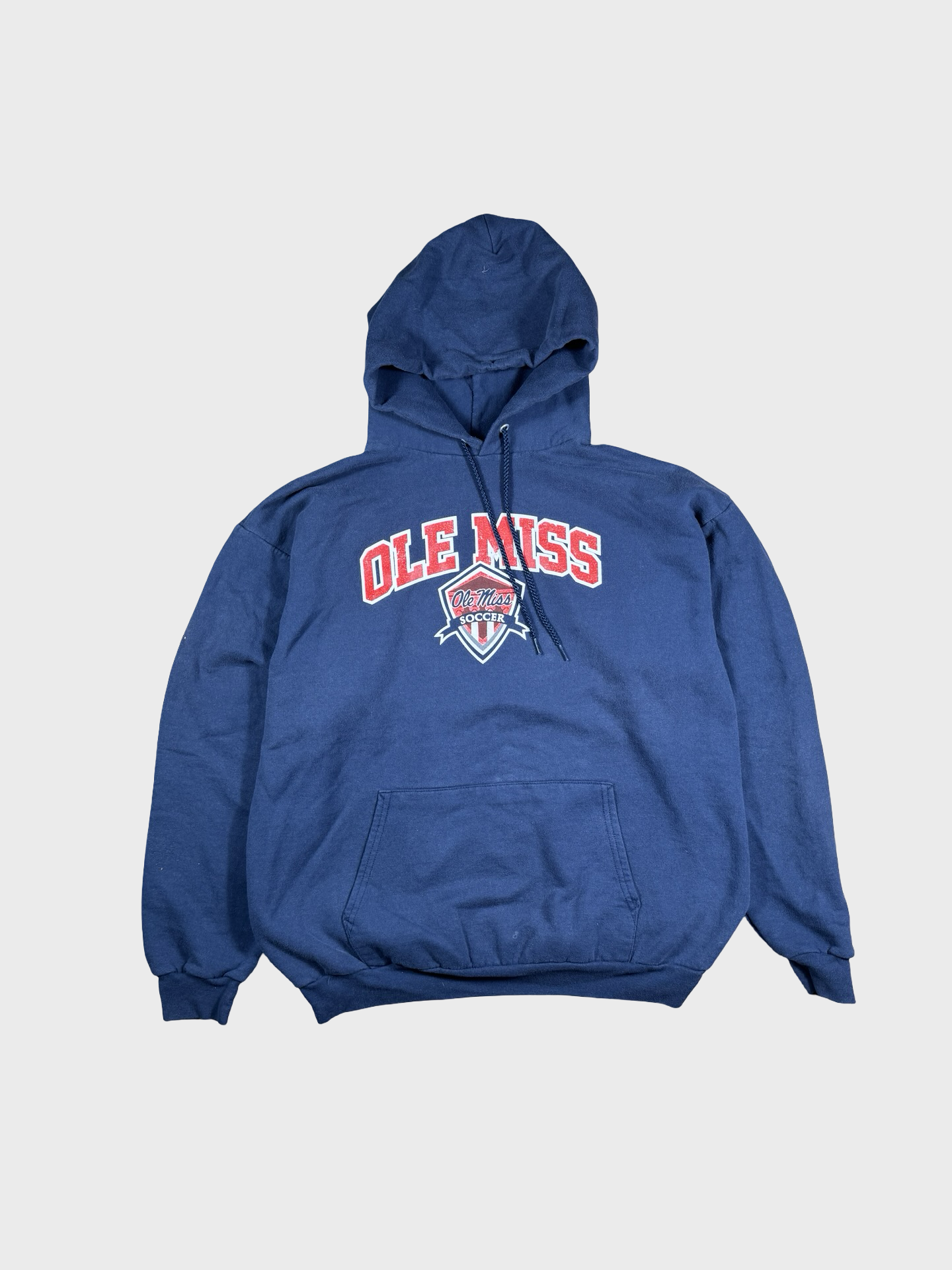 Vintage ole Miss soccer hoodie- L