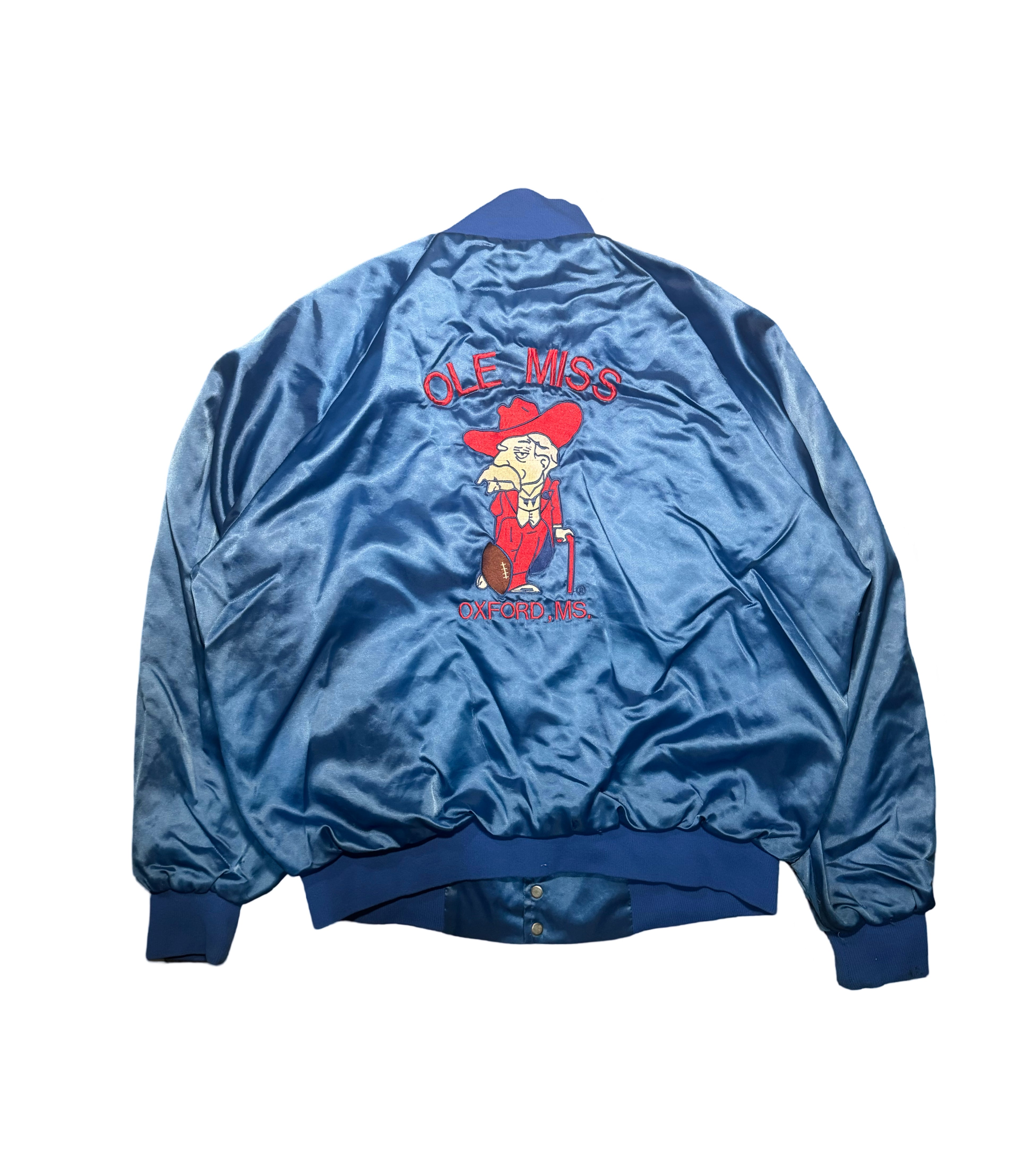 Ole Miss 80s Bomber Jacket- L