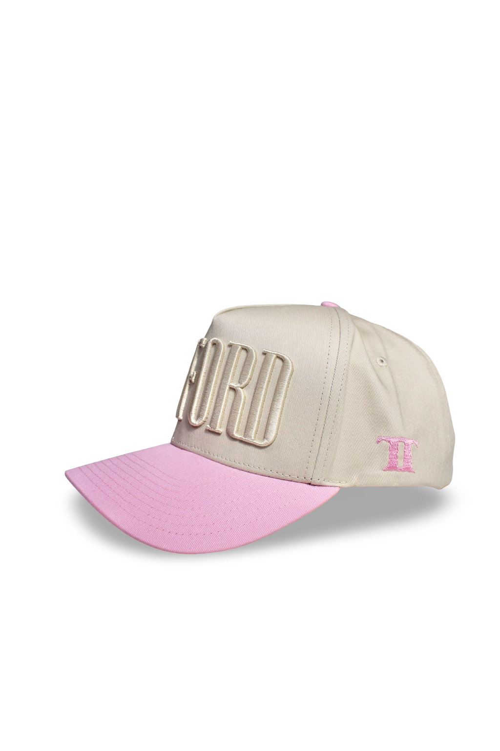 Oxford Cream and White hat