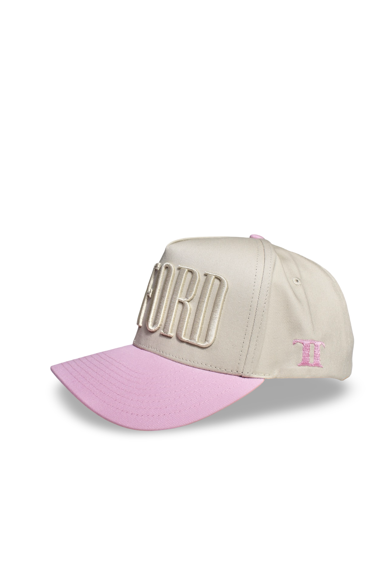 Oxford Cream and White hat