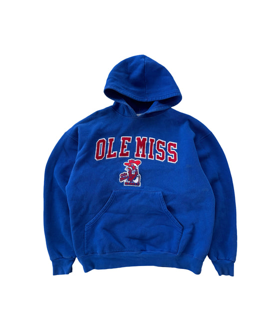 Ole Miss 80’s hoodie- L/Xl