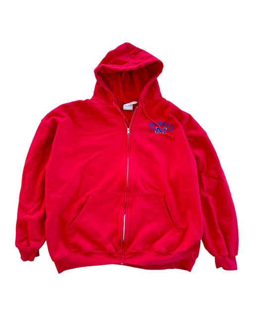 Ole Miss Zip Up Jacket Hoodie-Xl