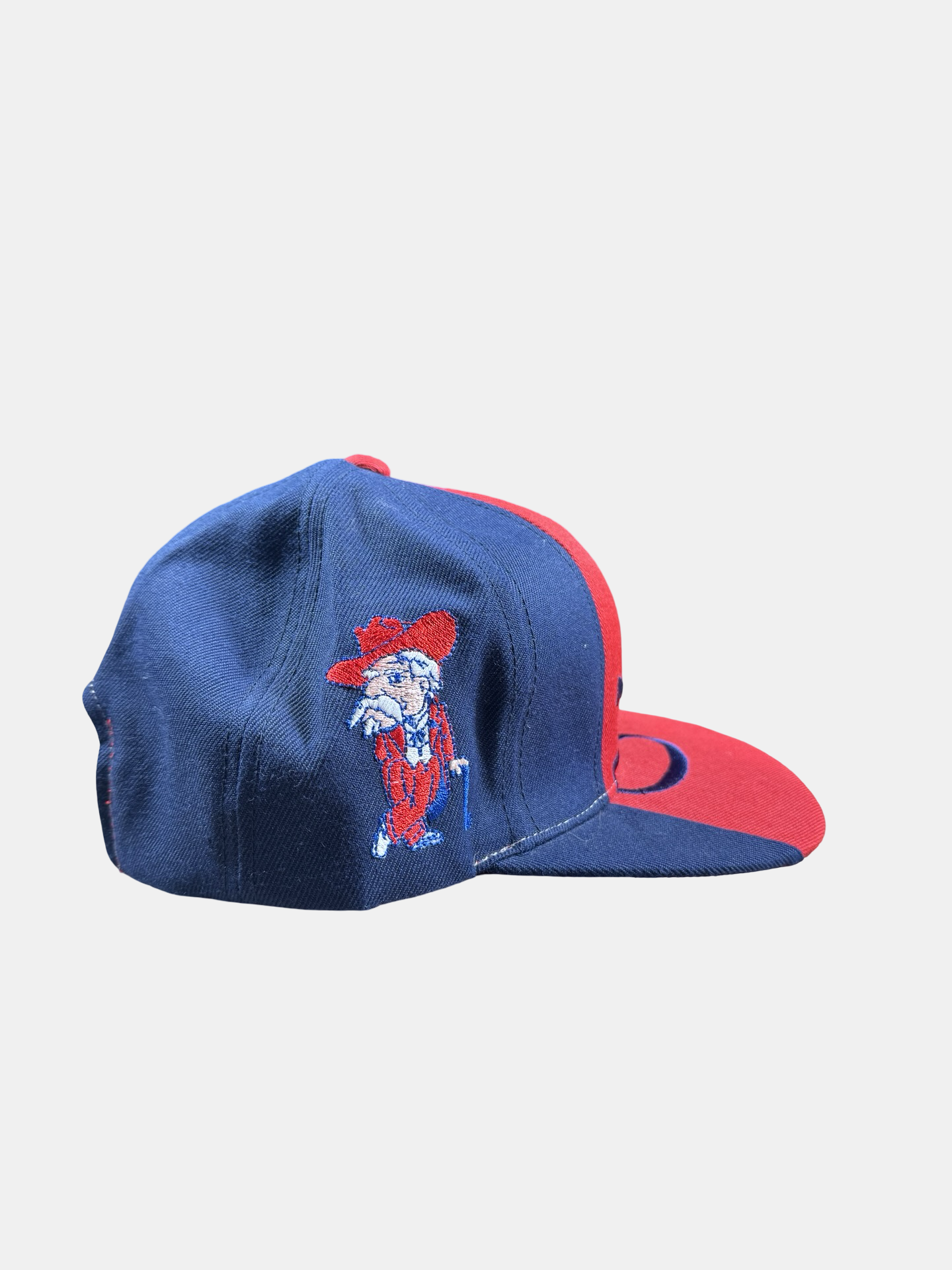 Vintage ole miss all over print hat