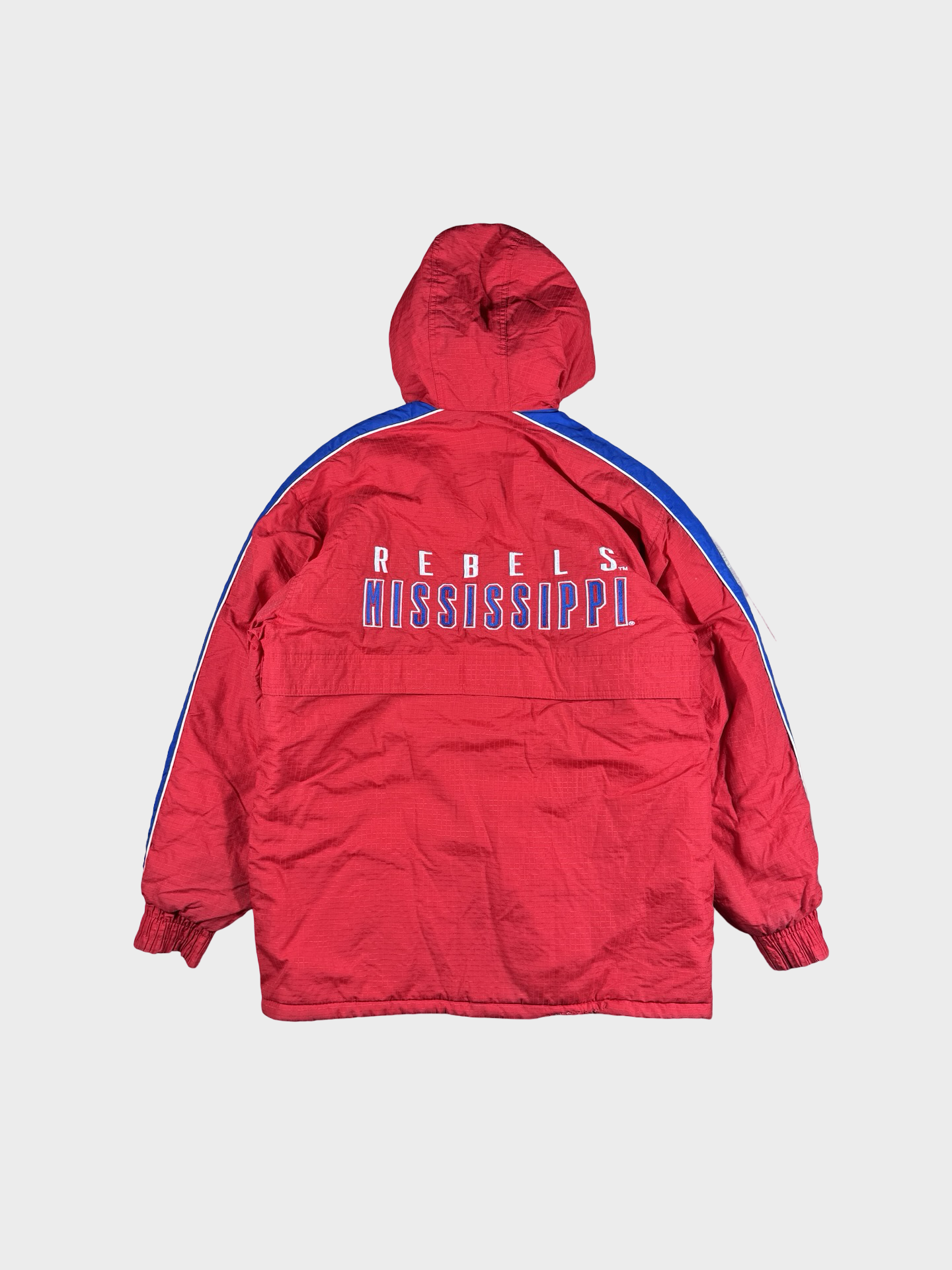 Ole Miss vintage Puffer Jacket-m/L