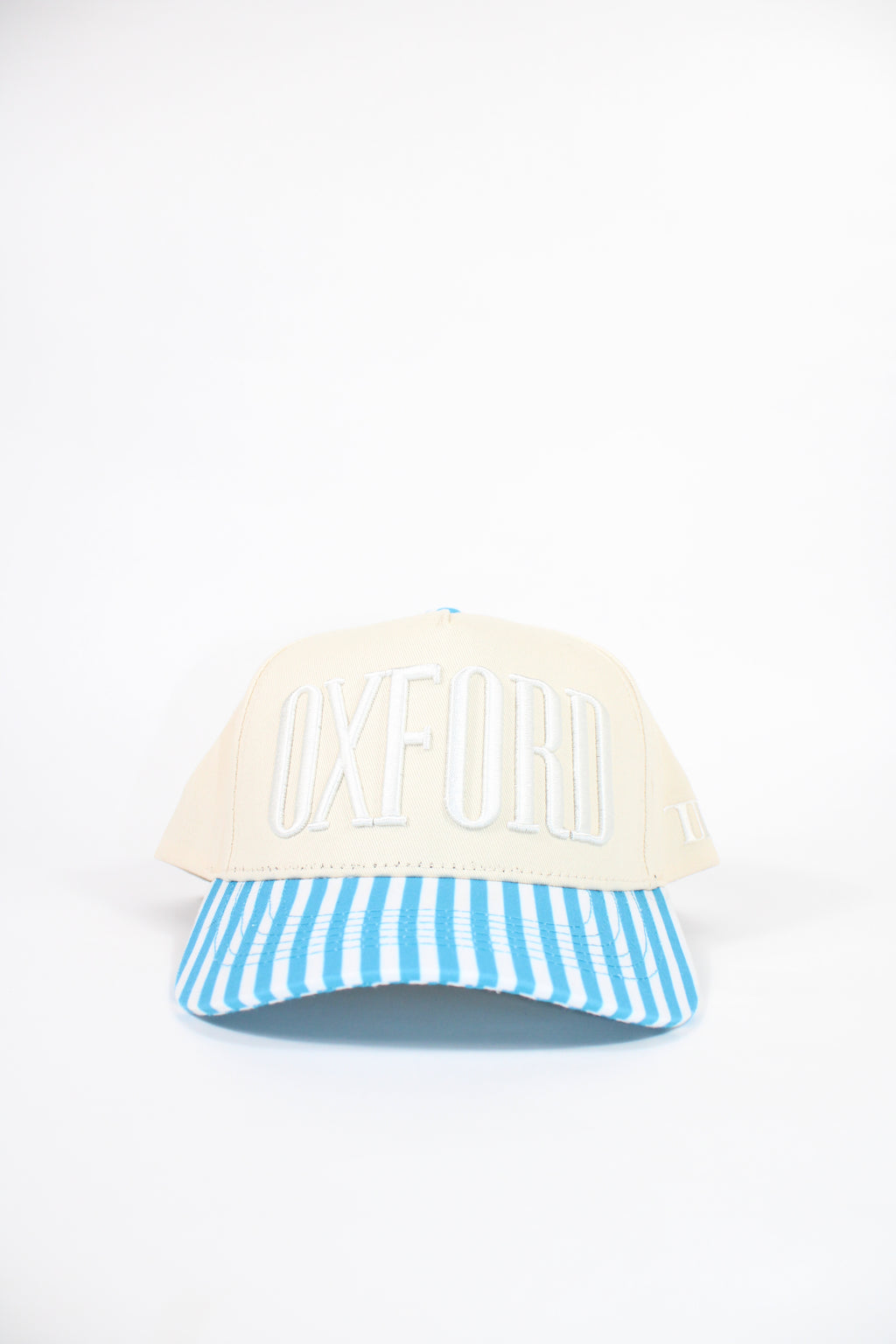 Oxford Striped Blue Hat