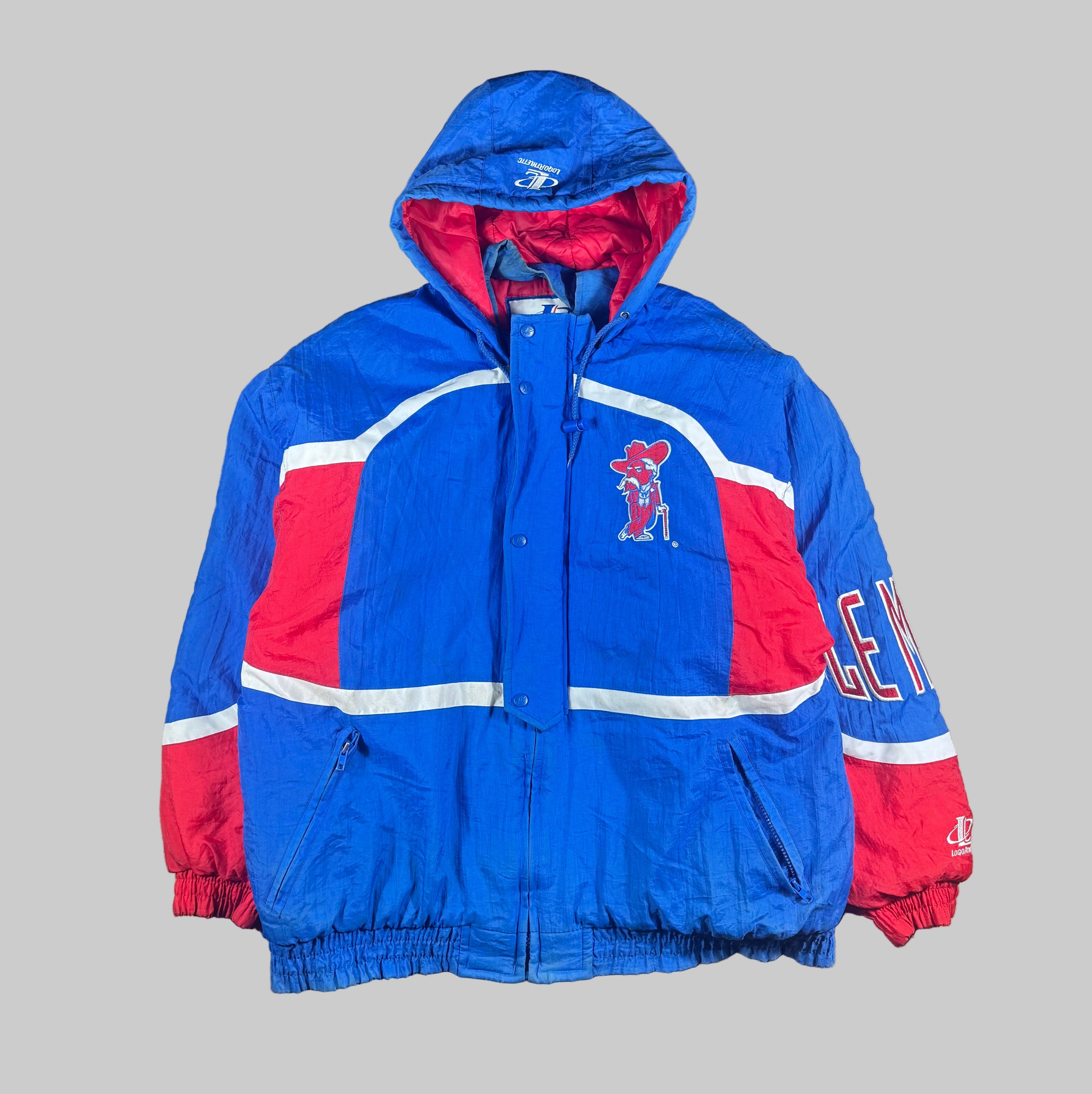 Vintage ole miss puffer jacket- xl