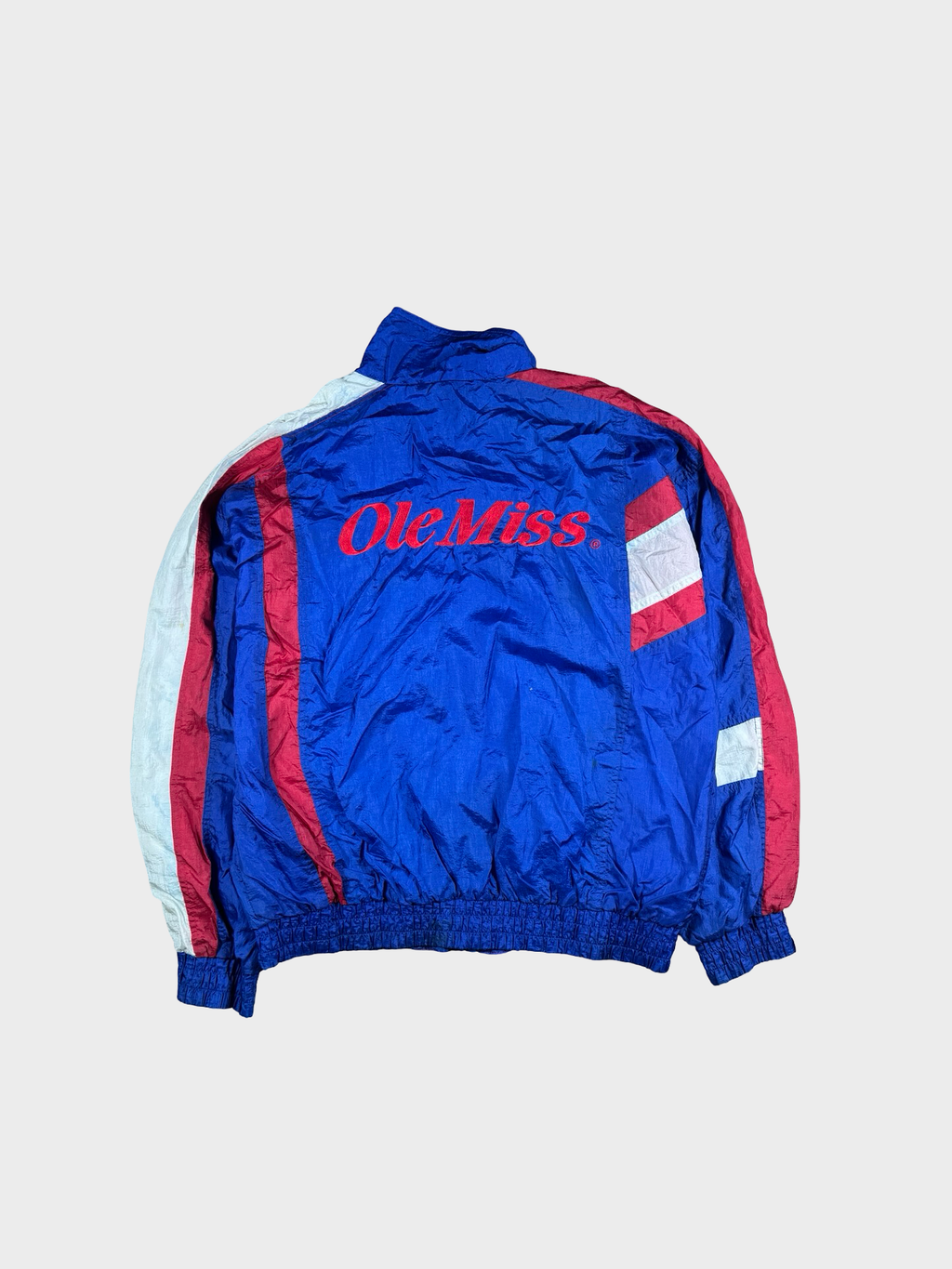 Vintage ole Miss windbreaker jacket- L
