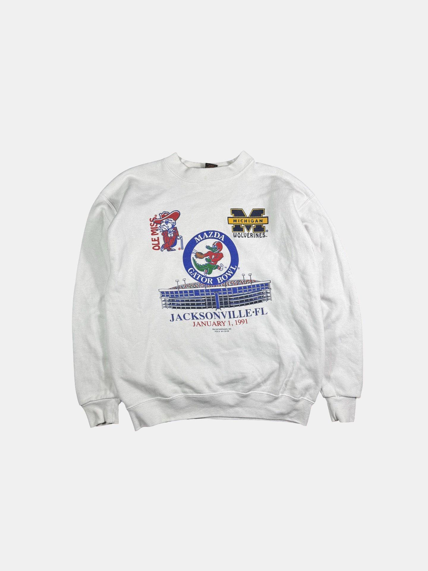 Vintage ole miss Mazda Bowl sweatshirt- L/xl