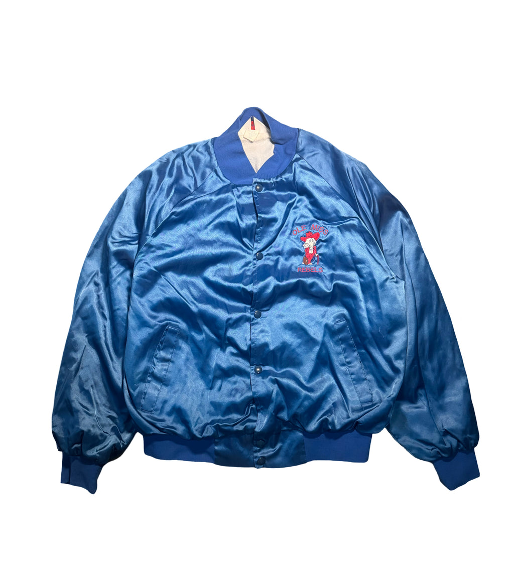 Ole Miss 80s Bomber Jacket- L