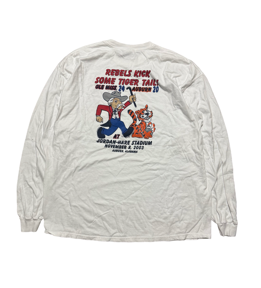 Ole Miss vs auburn 03’ tee- Xxl