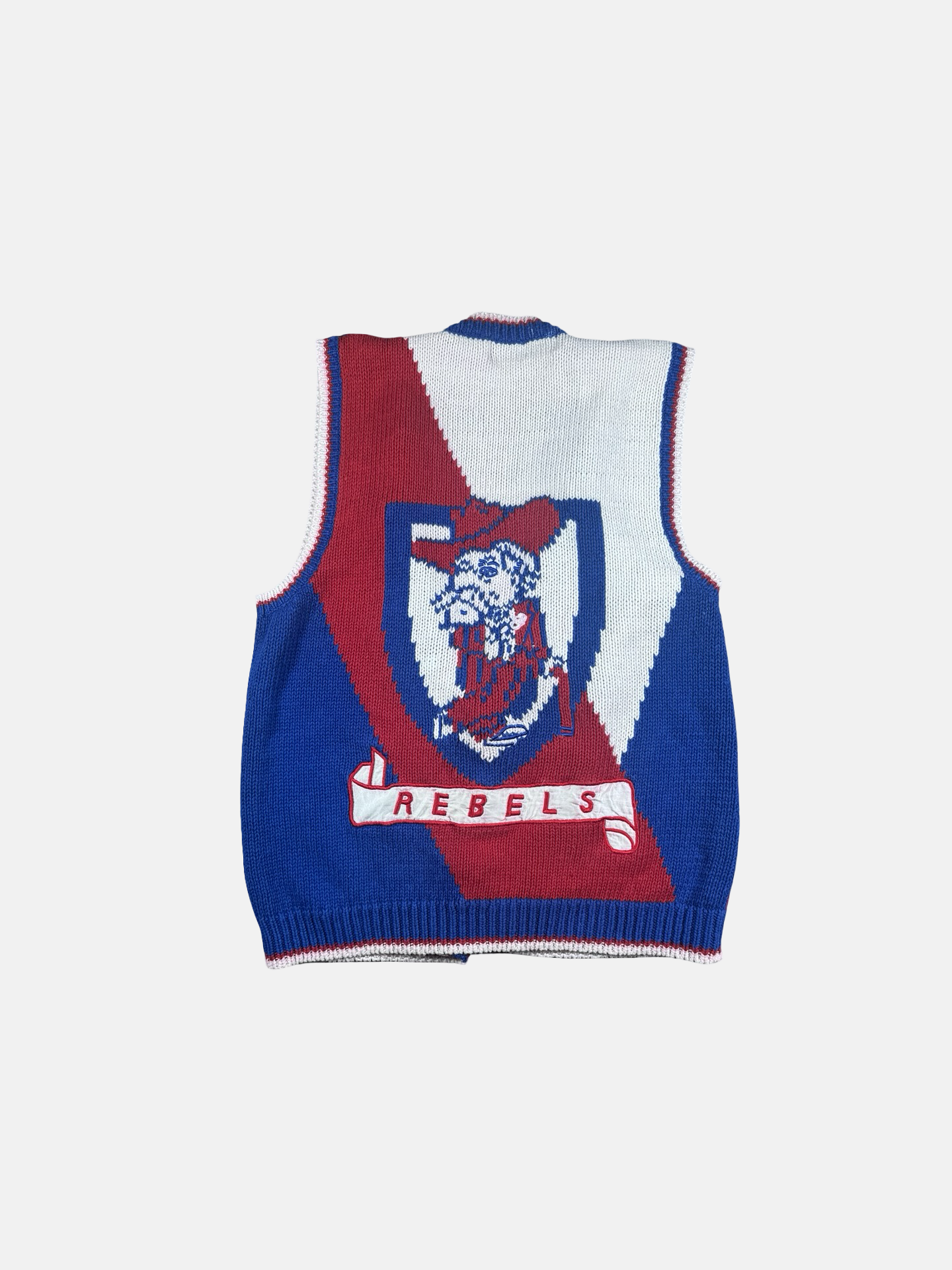 Ole Miss vintage Cardigan vest- L