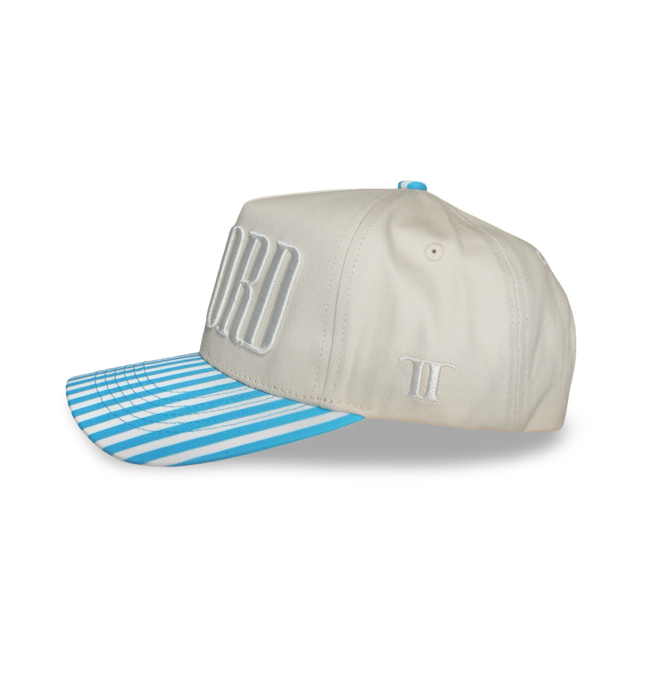 Oxford Striped Blue Hat