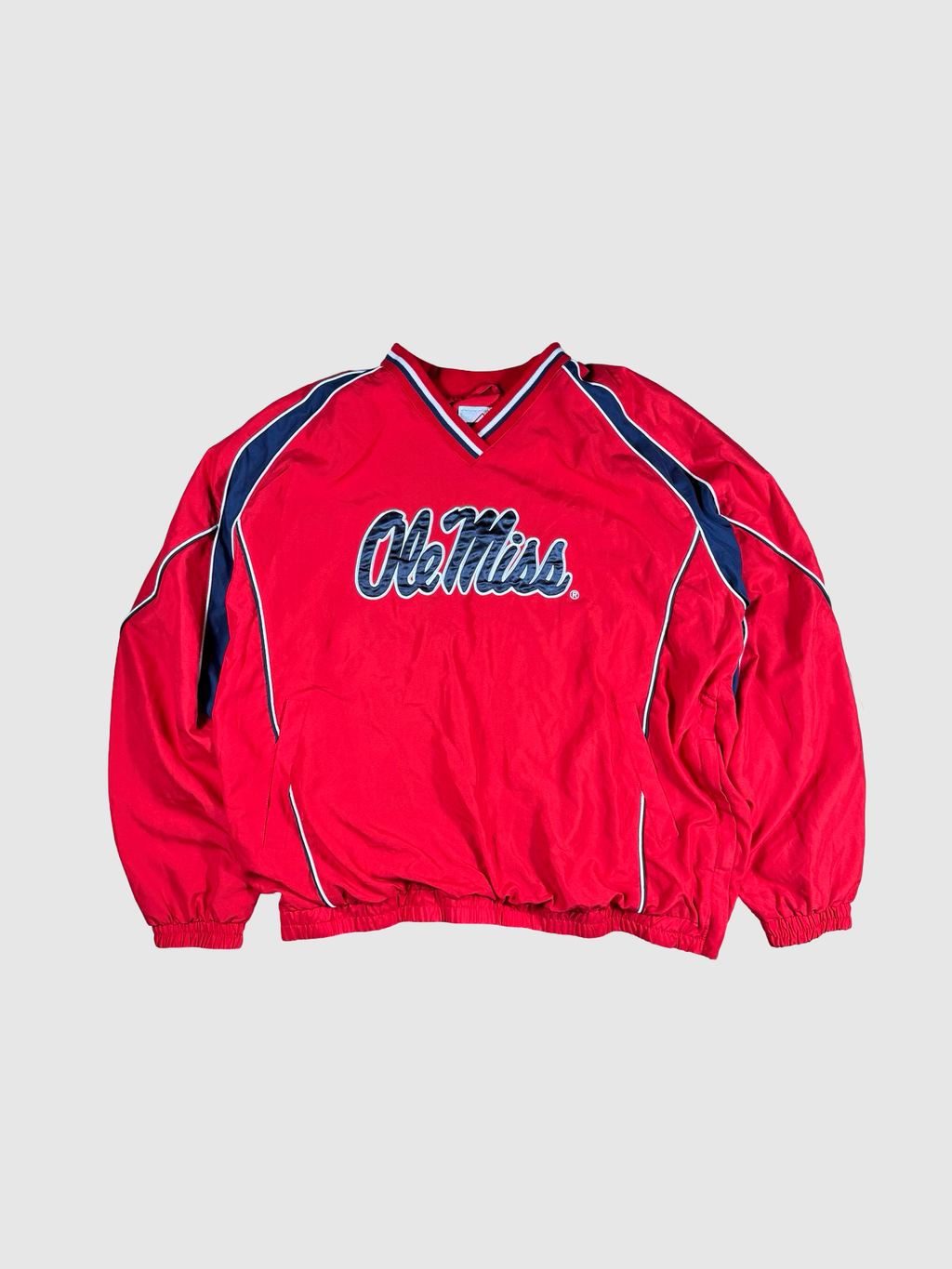 Vintage ole Miss windbreaker- m