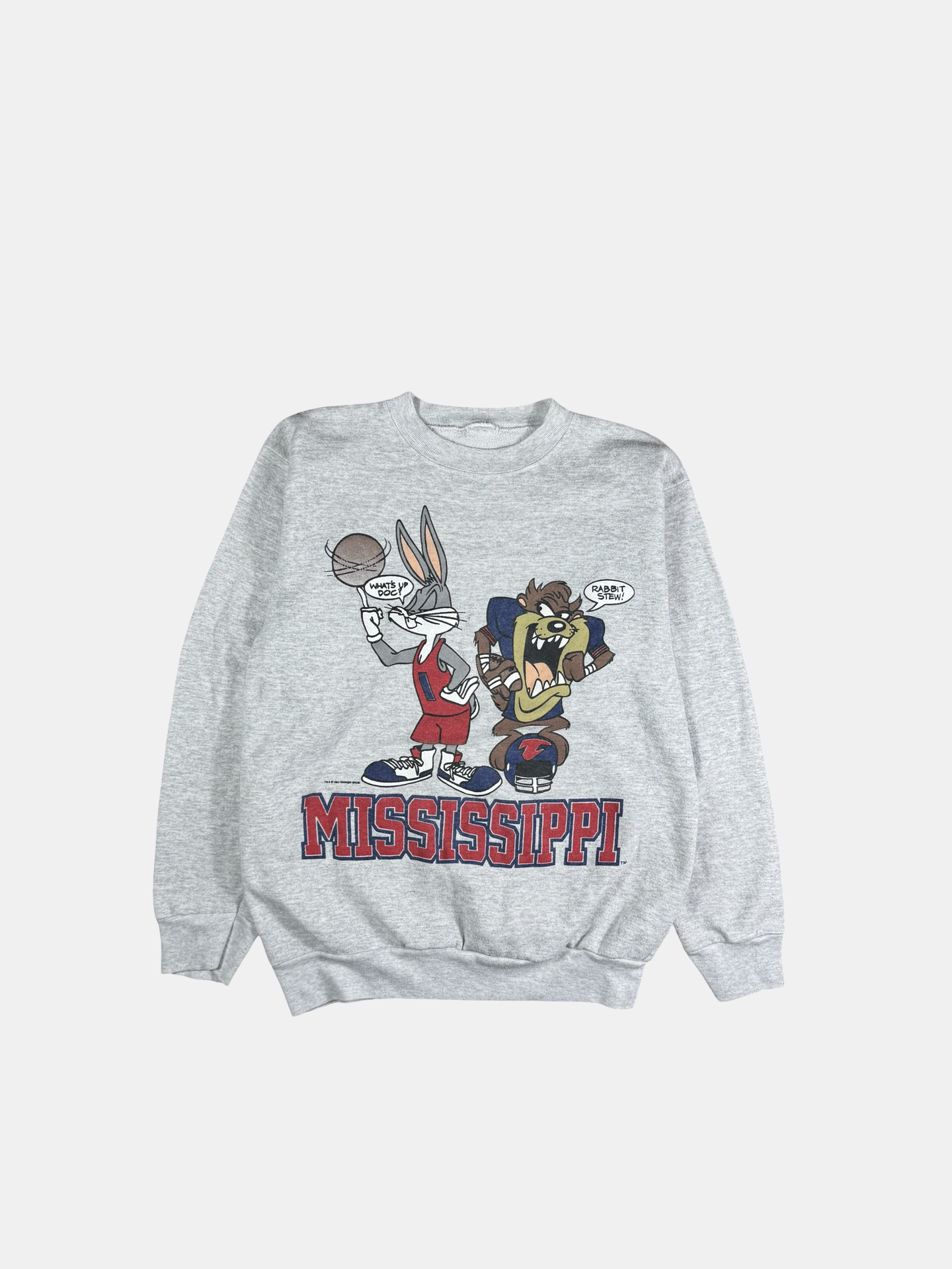 Vintage ole miss looney tunes sweatshirt- L