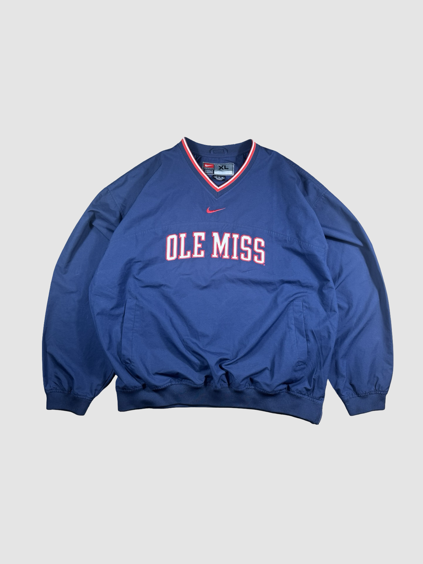 Vintage ole miss nike pullover- xl