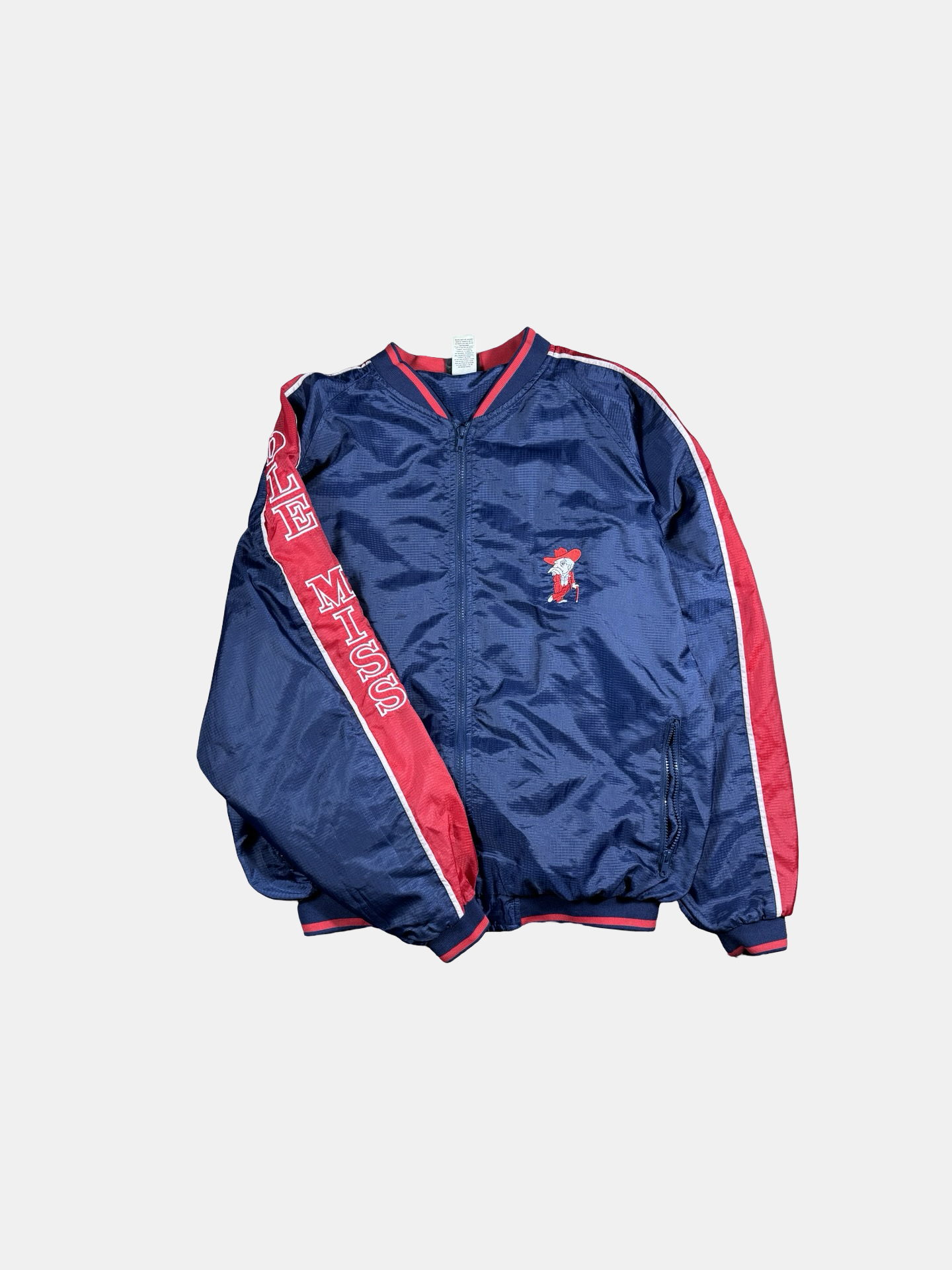 Vintage ole miss sweatshirt full zip- L