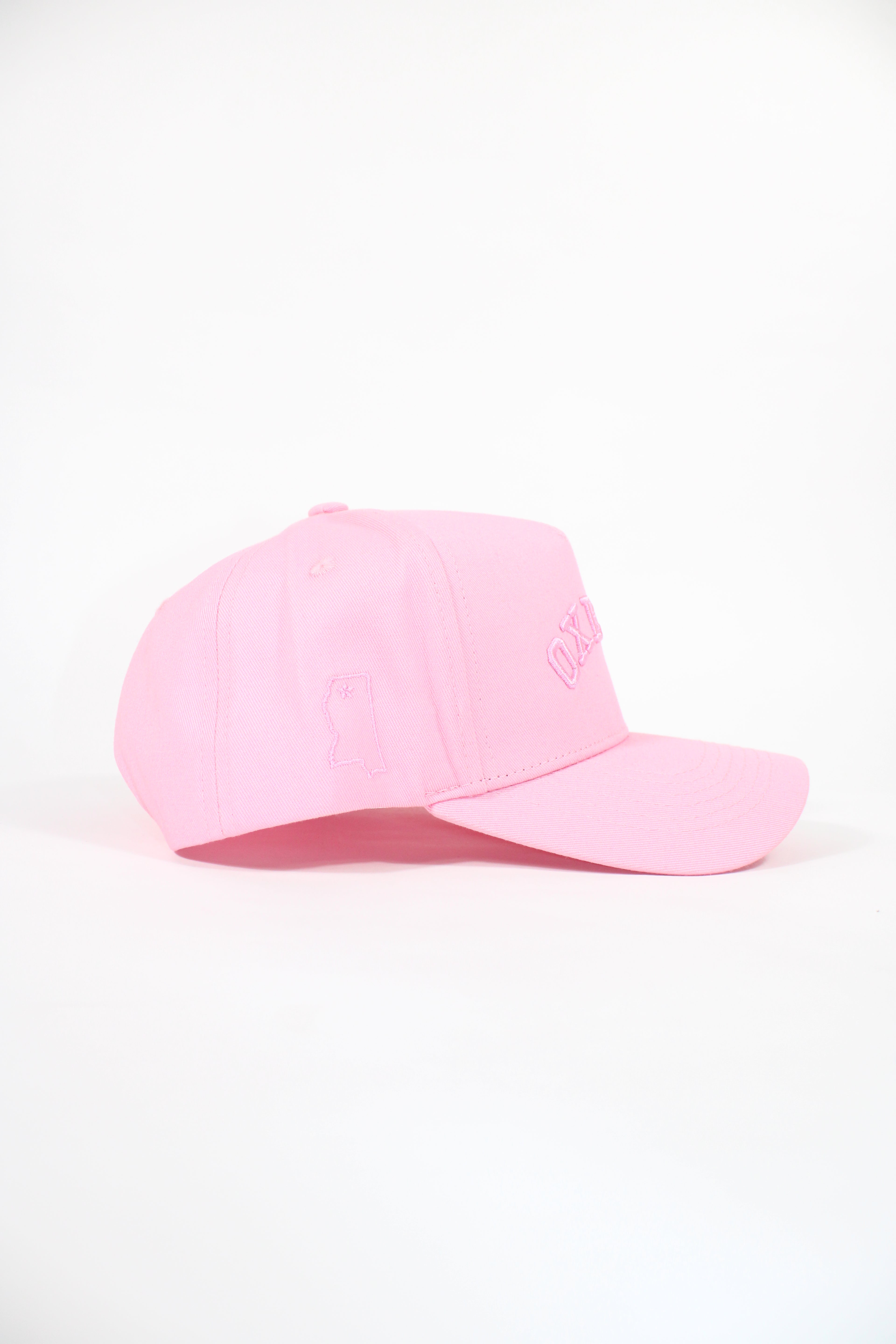 Oxford upside pink hat