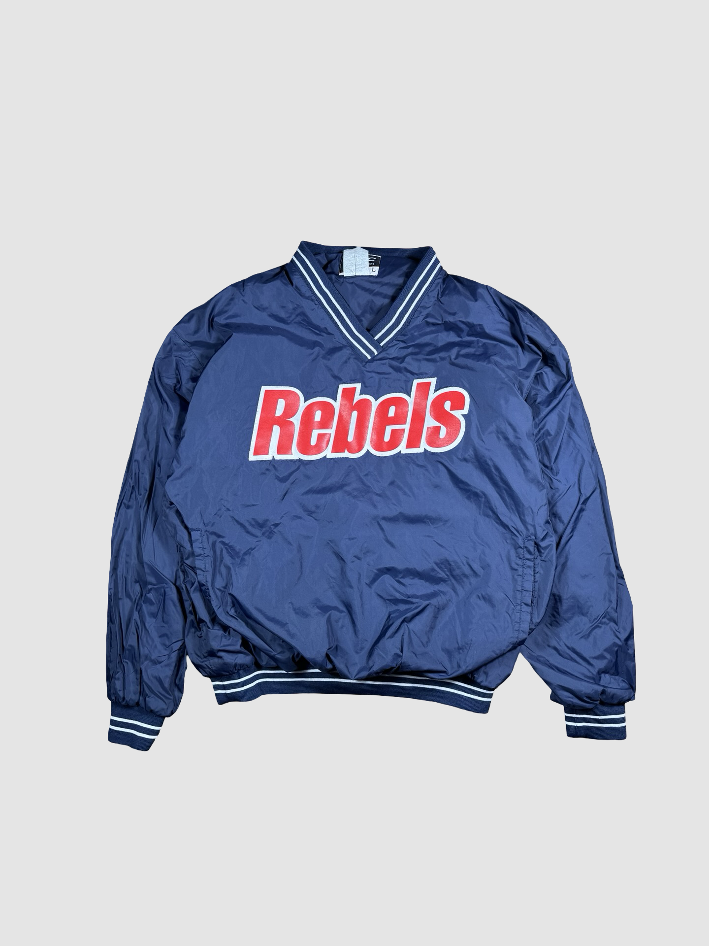 Vintage Ole Miss windbreaker- L