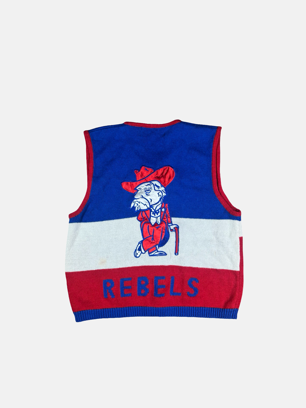 Ole Miss vintage cardigan vest- m