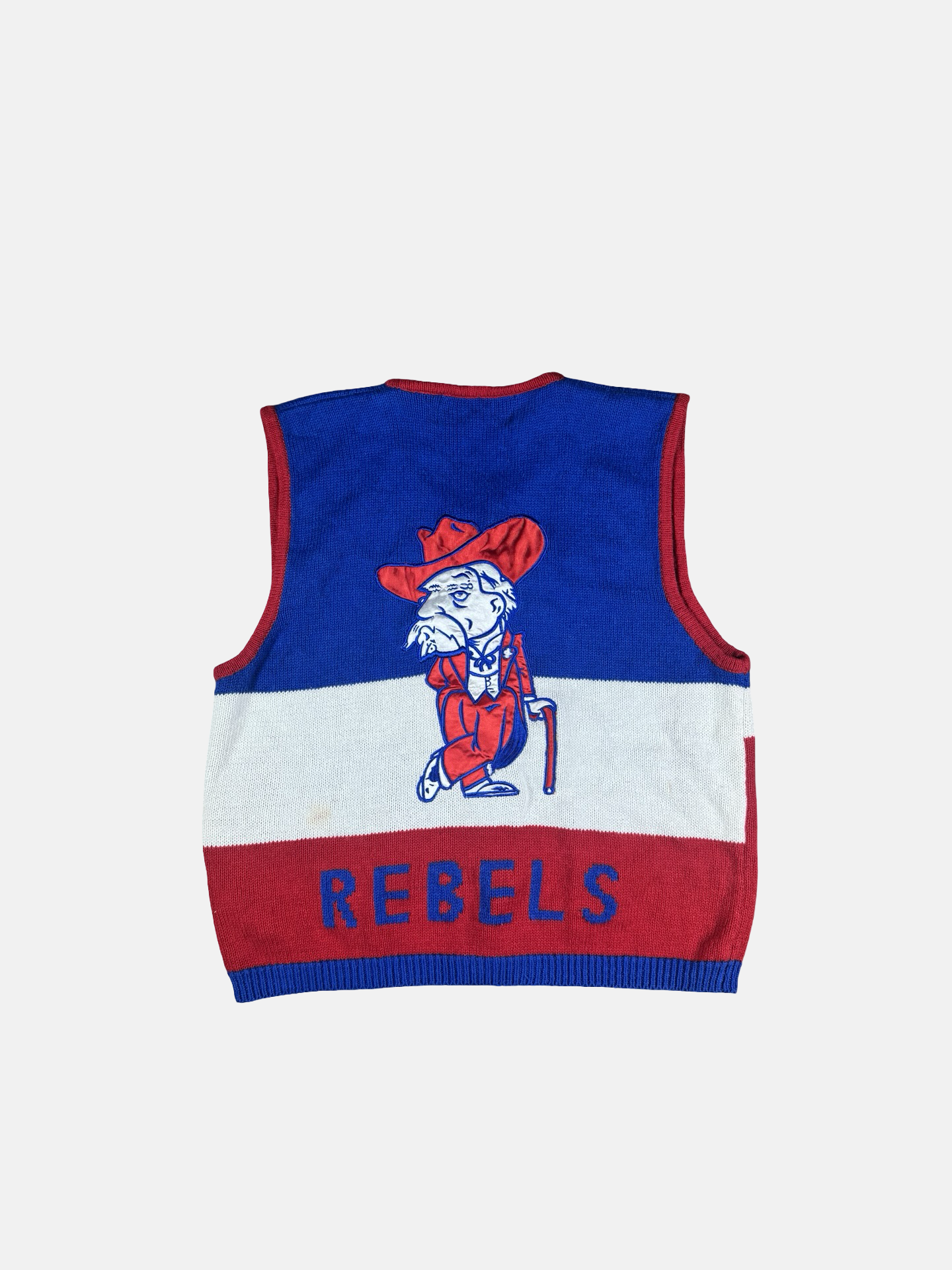 Ole Miss vintage cardigan vest- m
