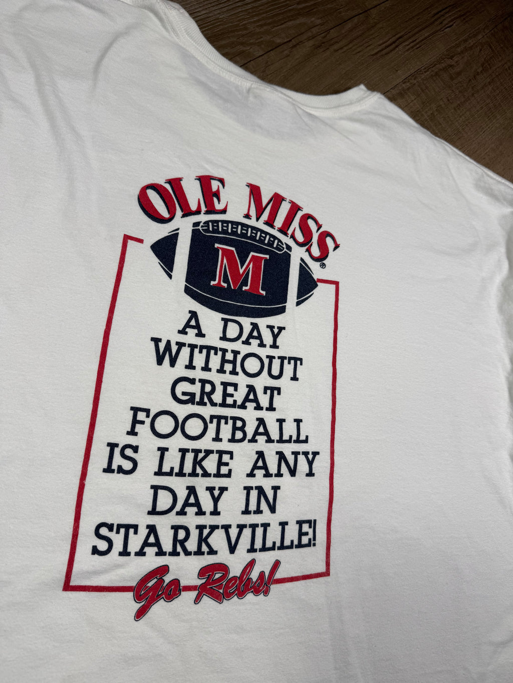 Ole Miss football tee- Xxl